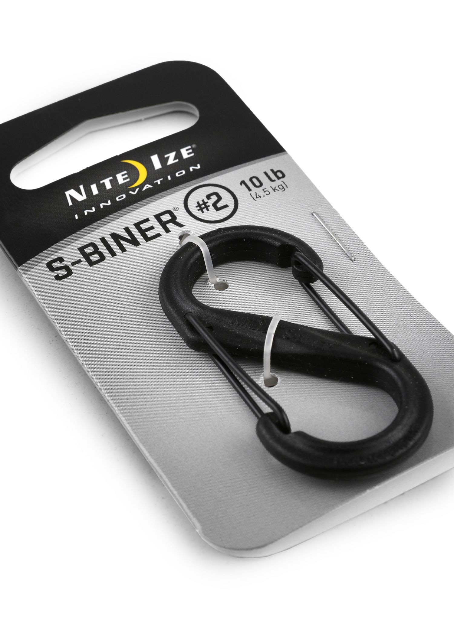 Karabiner za ključeve Nite Ize S-Biner 2 Plastic Gate - black