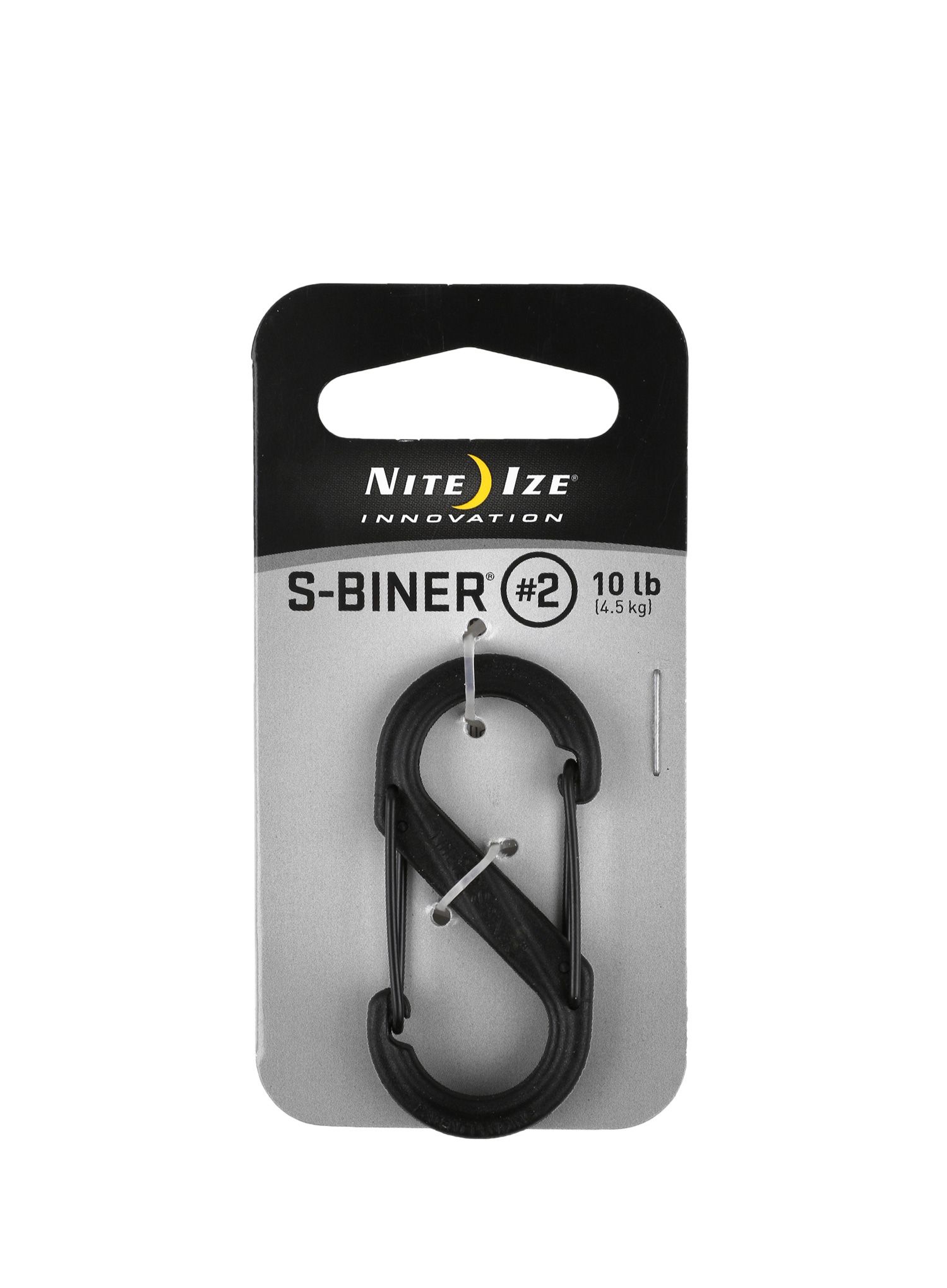 Karabiner za ključeve Nite Ize S-Biner 2 Plastic Gate - black