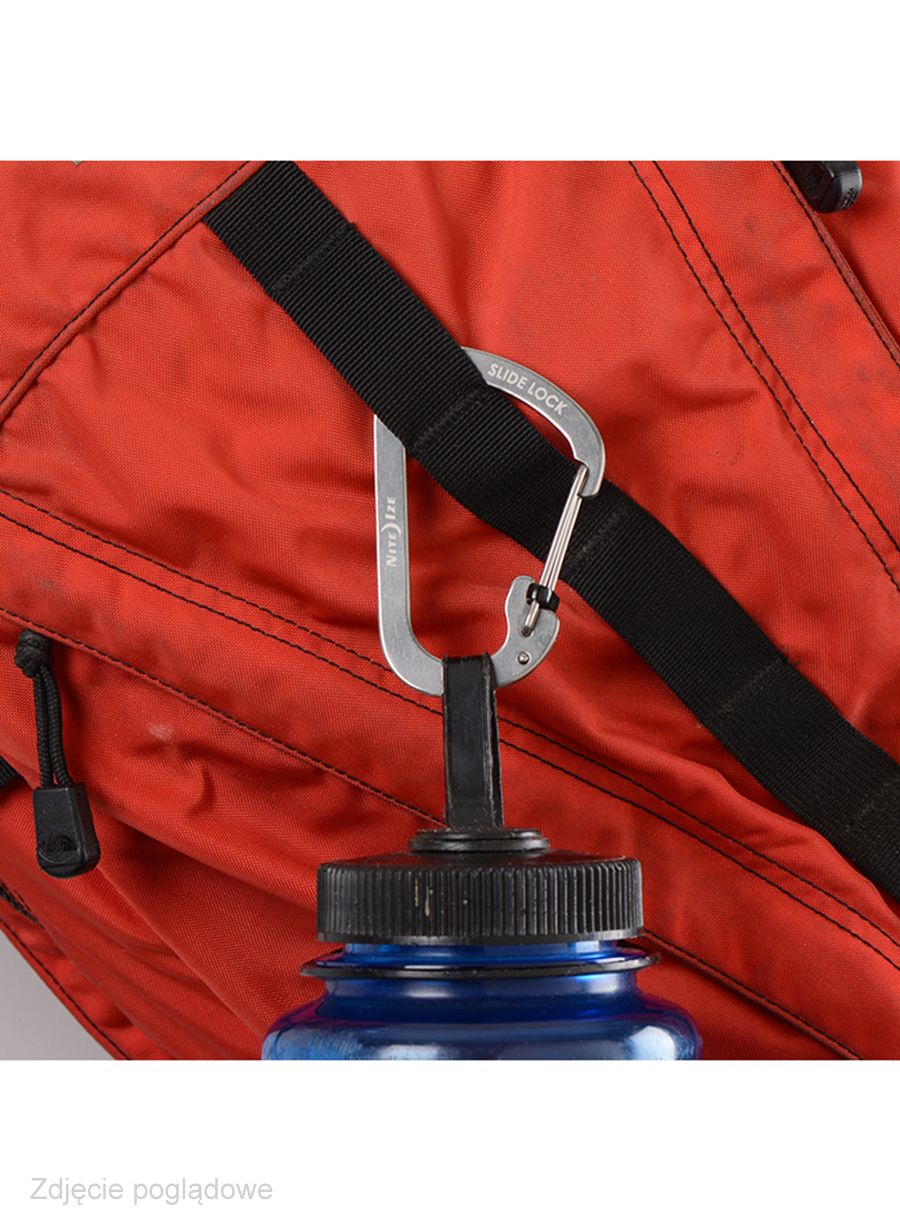 Karabiner za ključeve Nite Ize SlideLock Carabiner 2 - steel