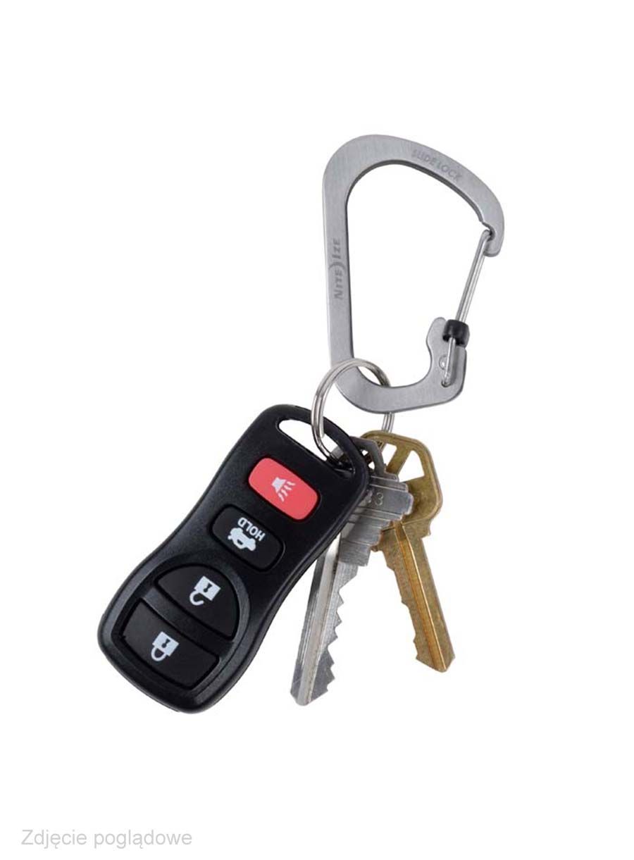 Karabiner za ključeve Nite Ize SlideLock Carabiner 2 - steel