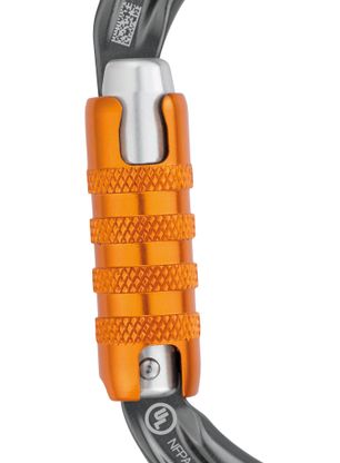 Karabiner za penjanje Petzl William Triact-Lock - gray