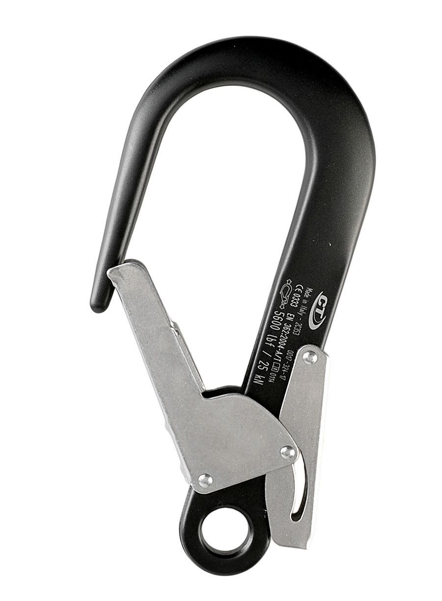Karabiner s dvostrukim osiguranjem Climbing Technology Big - black