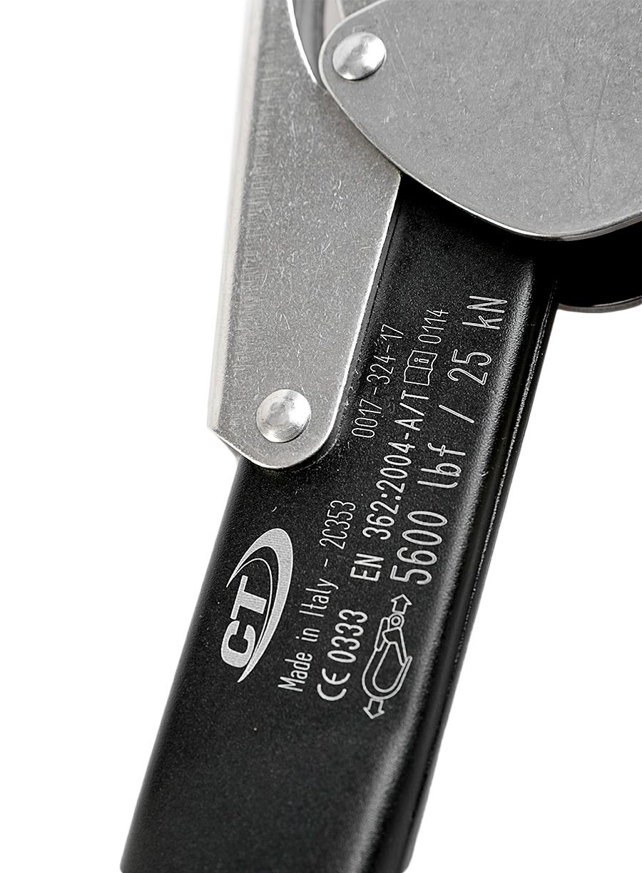 Karabiner s dvostrukim osiguranjem Climbing Technology Big - black