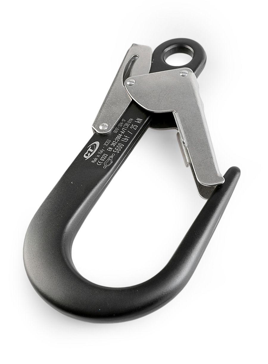 Karabiner s dvostrukim osiguranjem Climbing Technology Big - black
