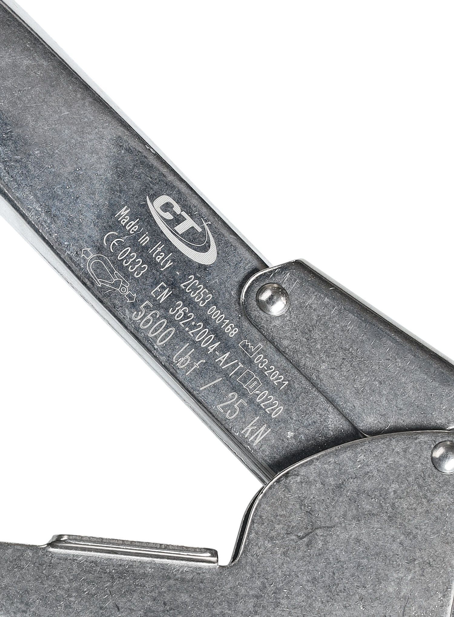 Karabiner s dvostrukim osiguranjem Climbing Technology Big L3536201 - silver