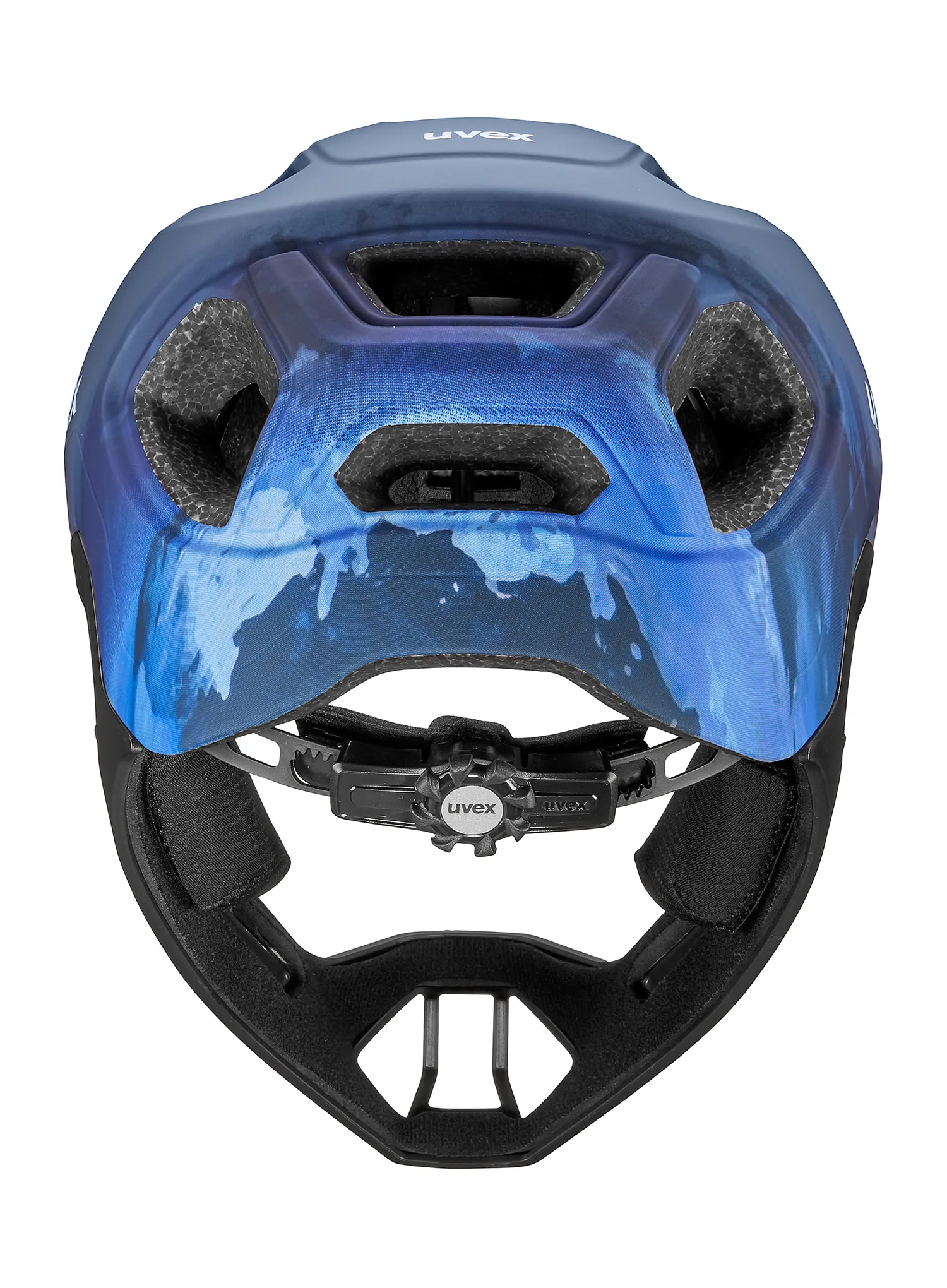 Dječja kaciga Uvex React Jr. Fullface - dusk blue matt