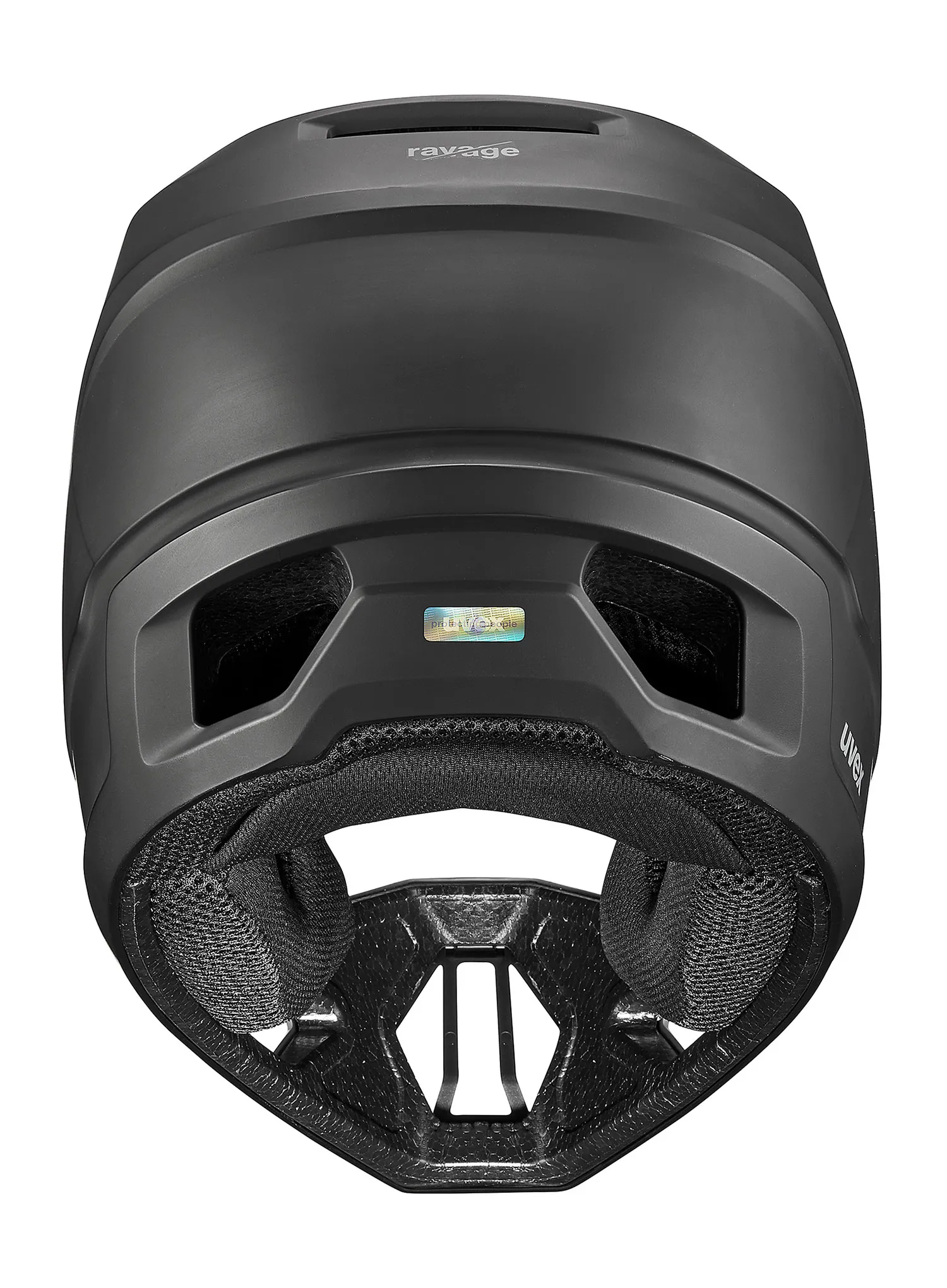 Kaciga MTB Uvex Ravage - black/rhino matt