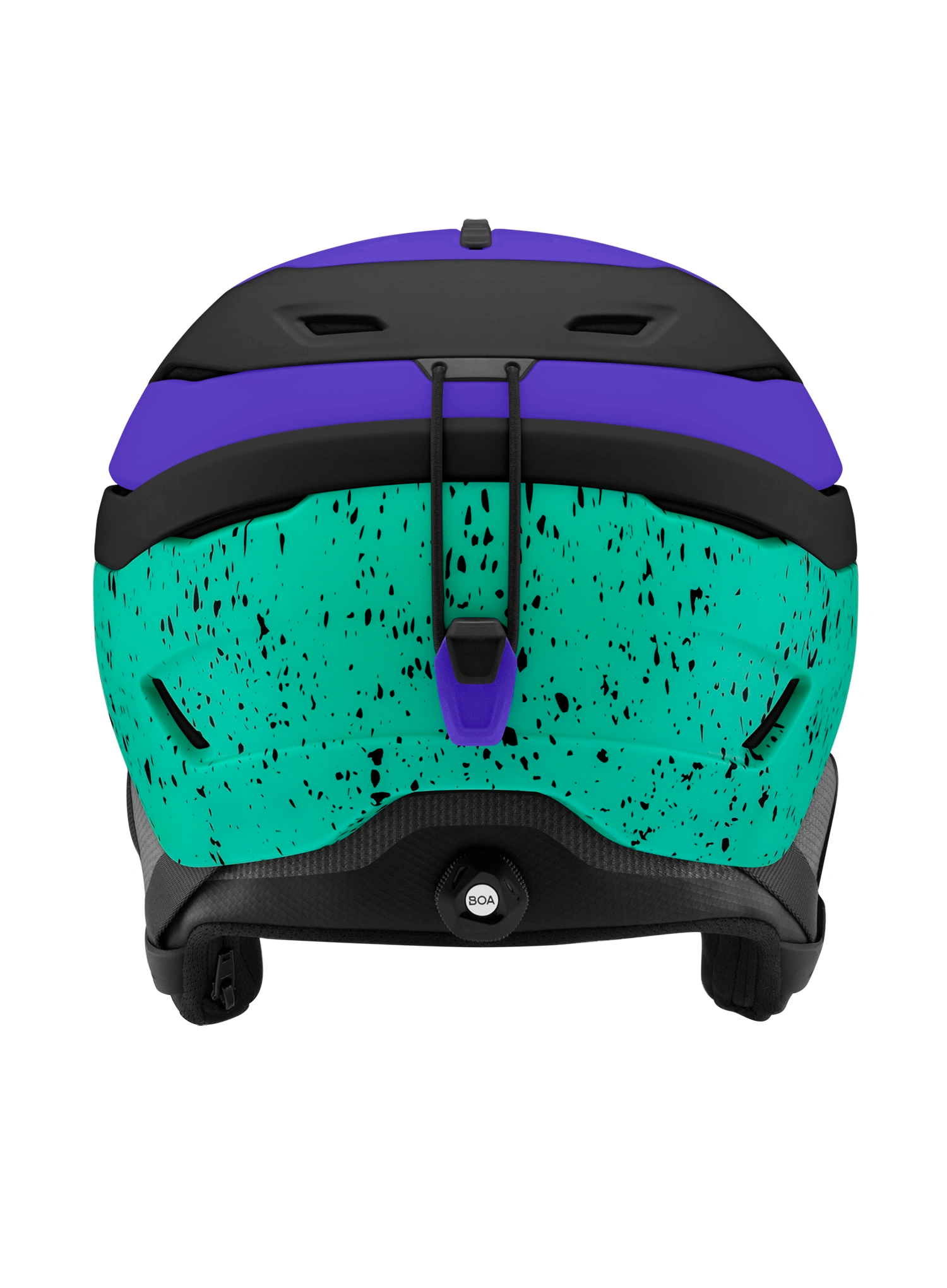 Skijaška kaciga Smith Vantage 2 Mips - matt black/ultraviolet/emerald