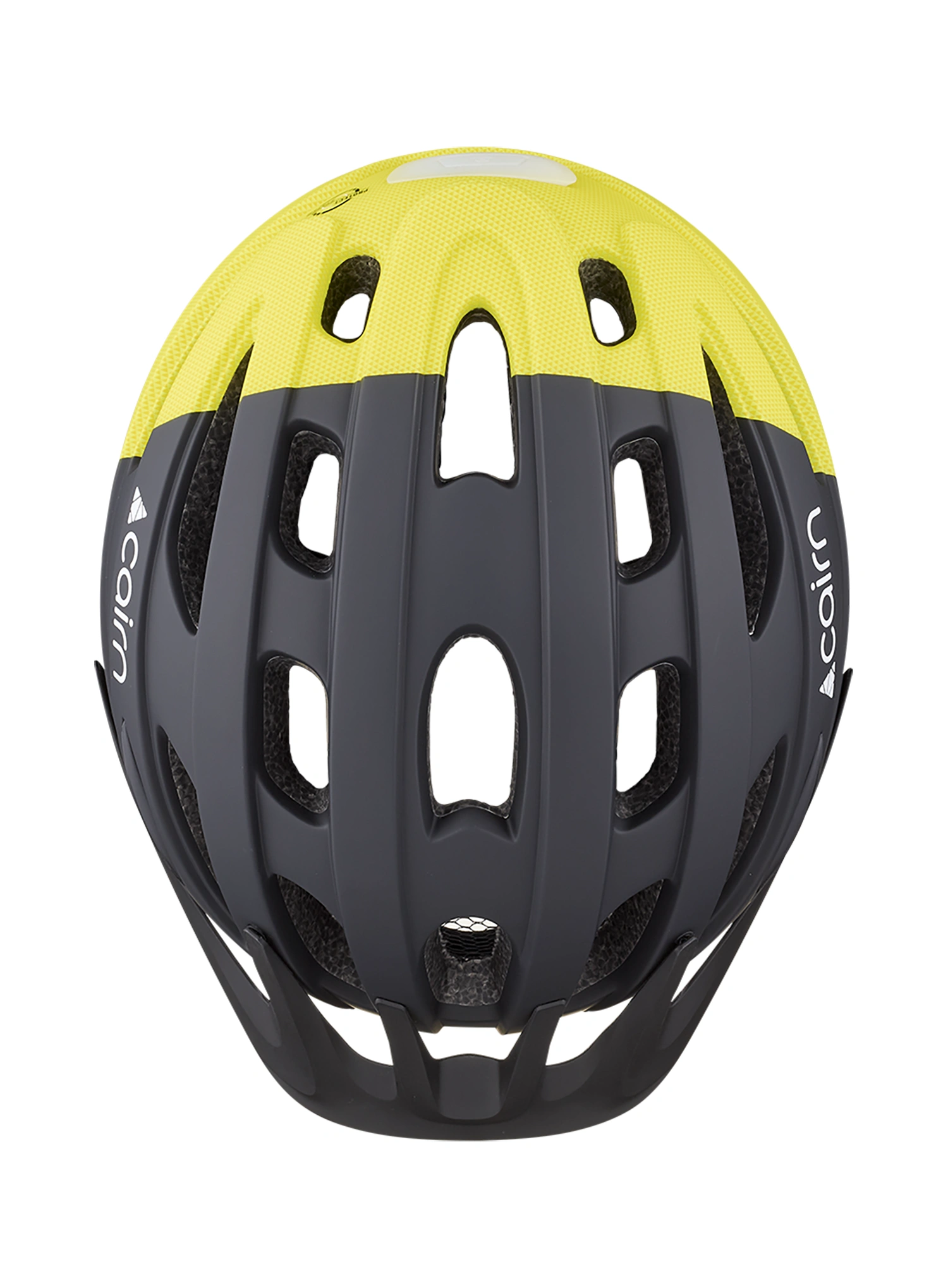 Biciklistička kaciga Cairn Fusion - mat black neon yellow