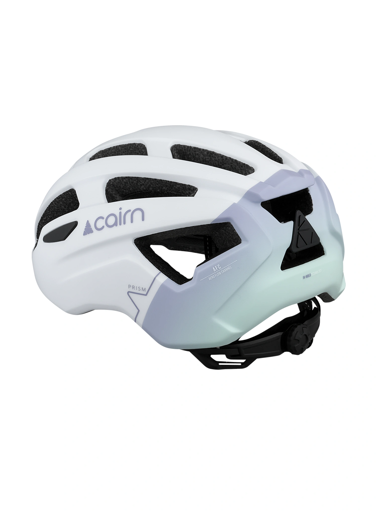 Biciklistička kaciga Cairn Prism II - mat white parme