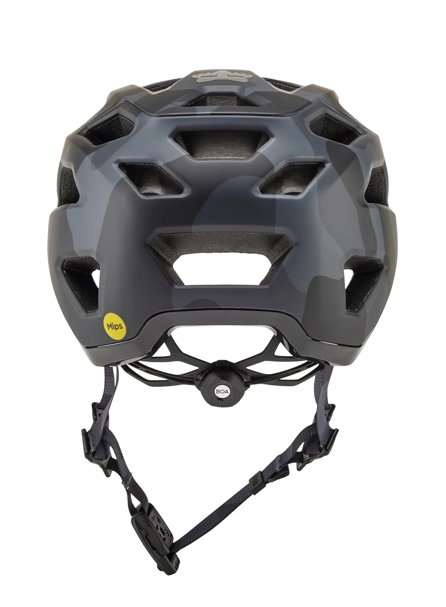 Biciklistička kaciga Fox Crossframe Pro Camo - black camo