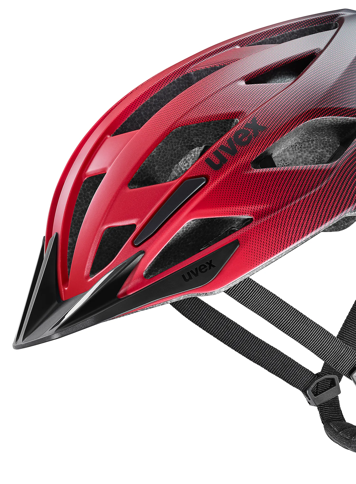 Biciklistička kaciga Uvex I-vo 2 - red/black matt