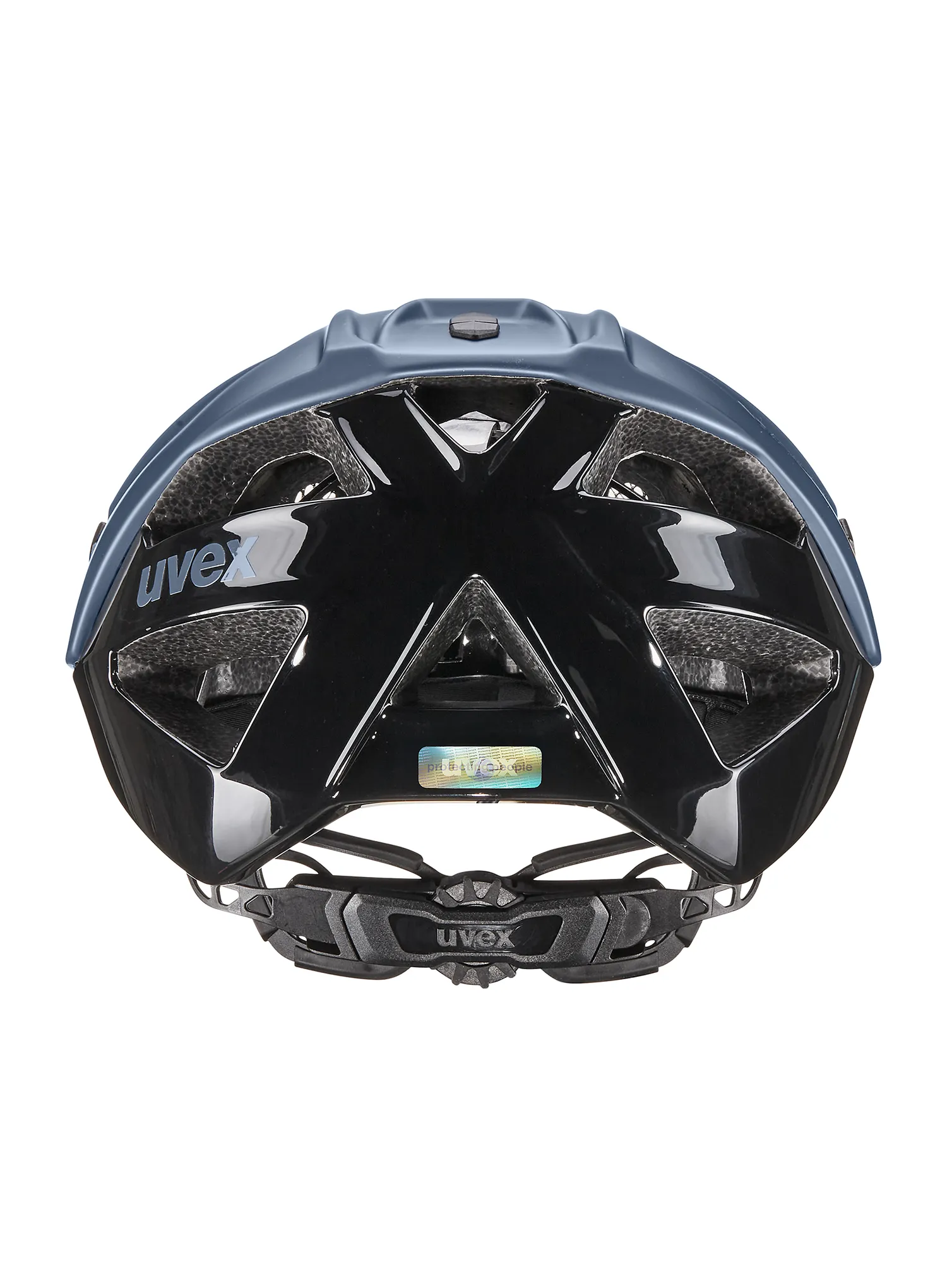Biciklistička kaciga Uvex Quatro CC - dusk blue/black matt