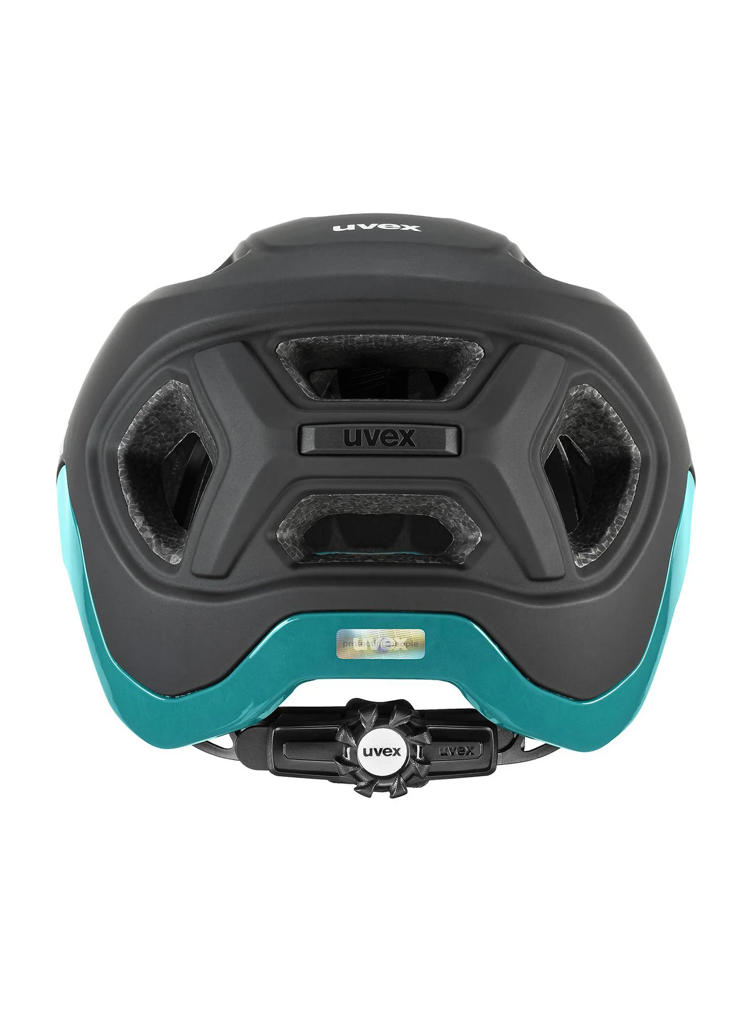 Biciklistička kaciga Uvex React - black/teal matt