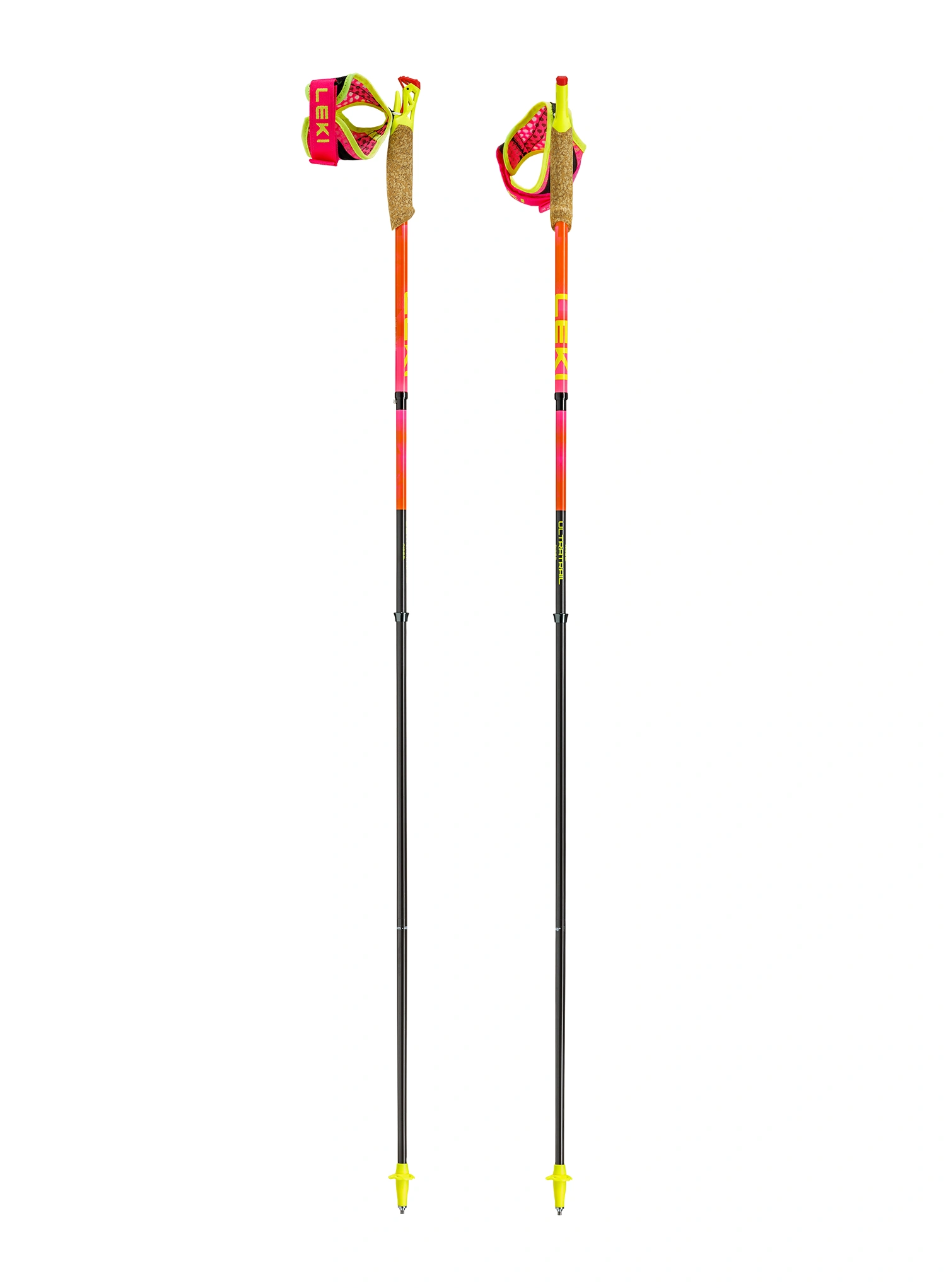 Štapovi za trčanje Leki Ultratrail FX.One Superlite - pink/orange