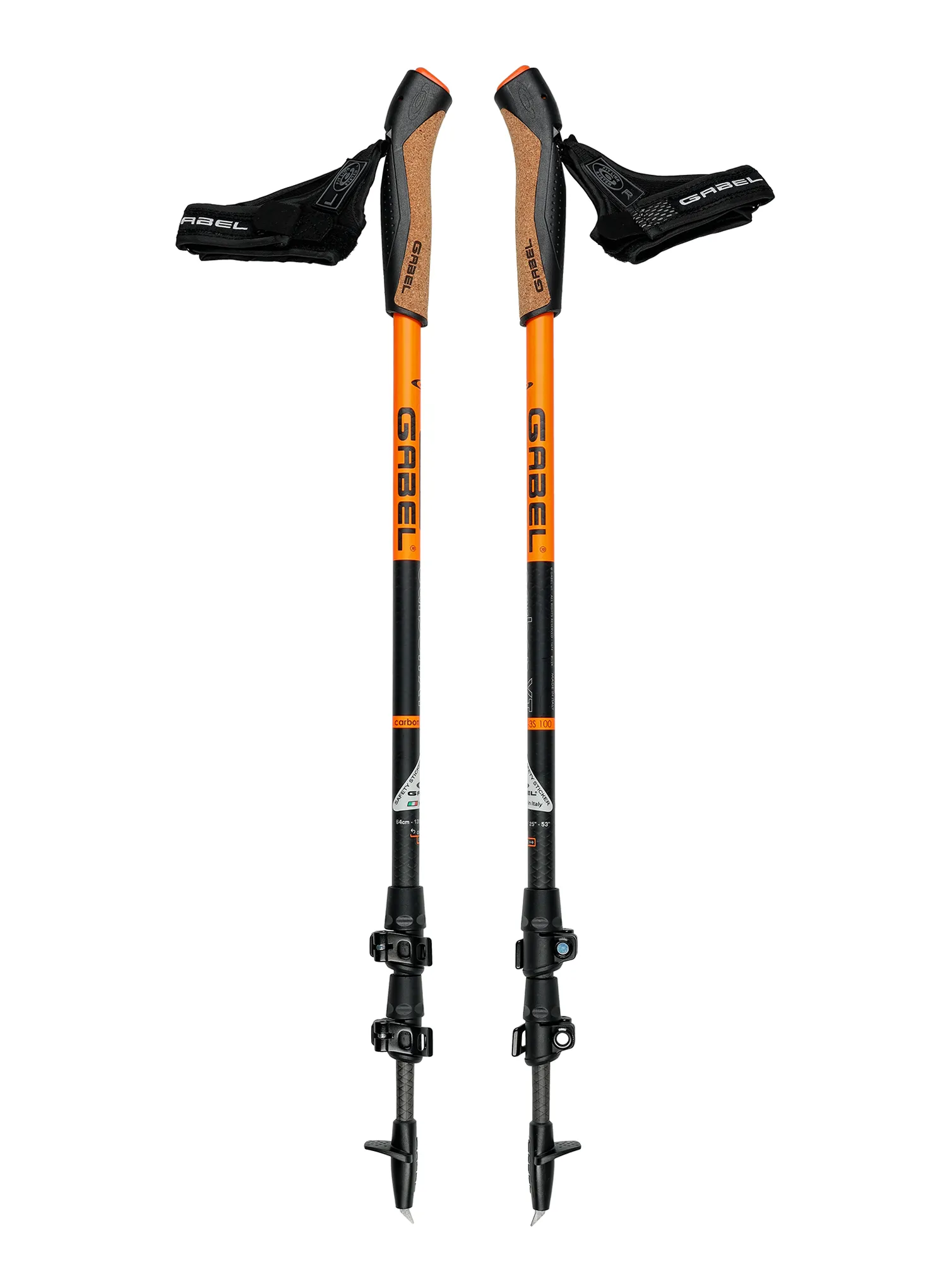 Štapovi za hodanje Gabel Carbon XT 3S FL 100 63-135