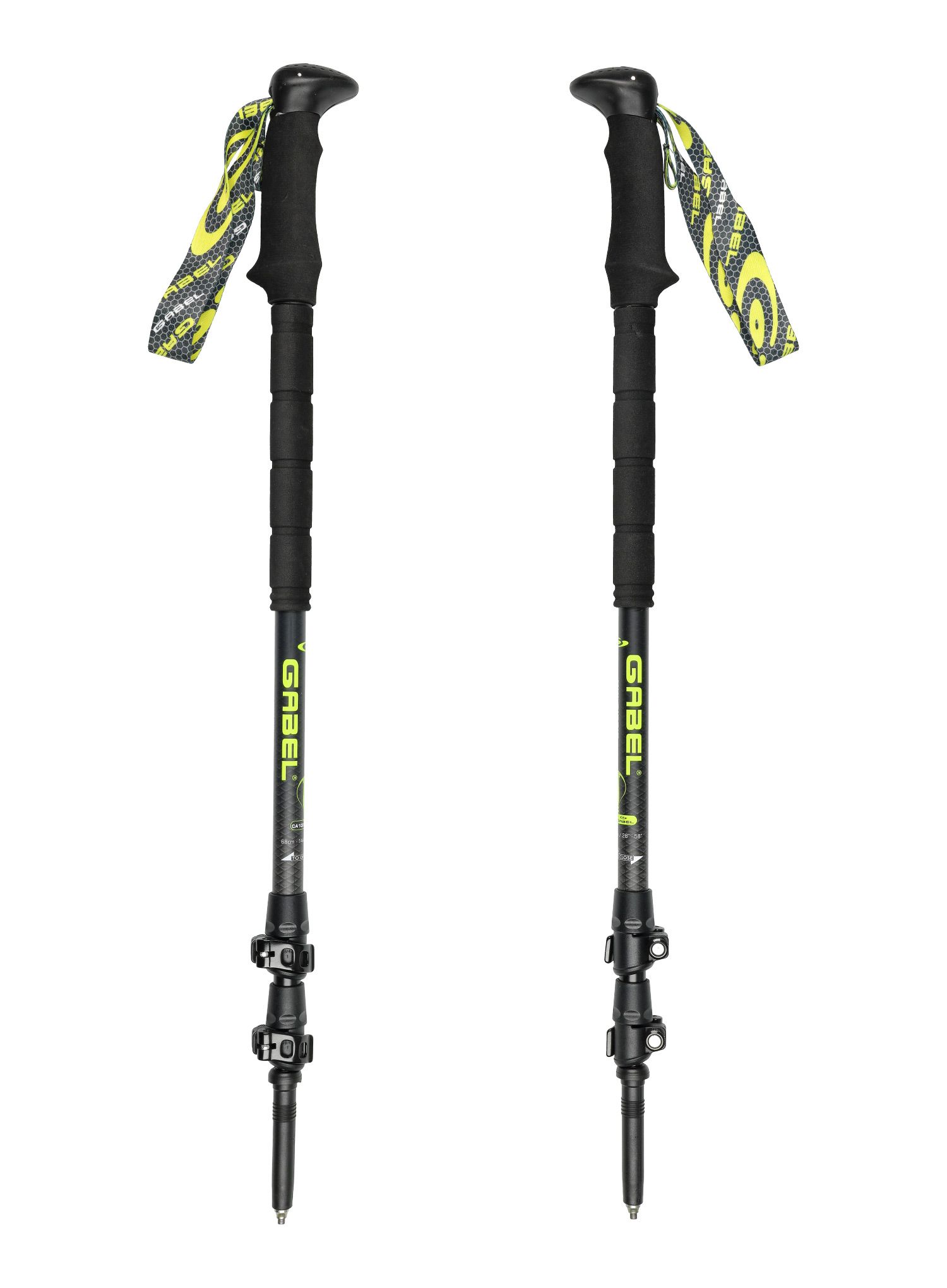 Karbonski štapovi Gabel Mutigrip Carbon FL EF - black