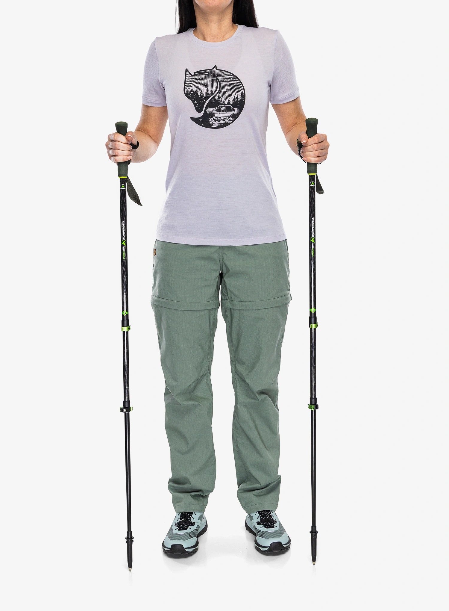Karbonski štapovi Komperdell Carbon EVO Zero - green