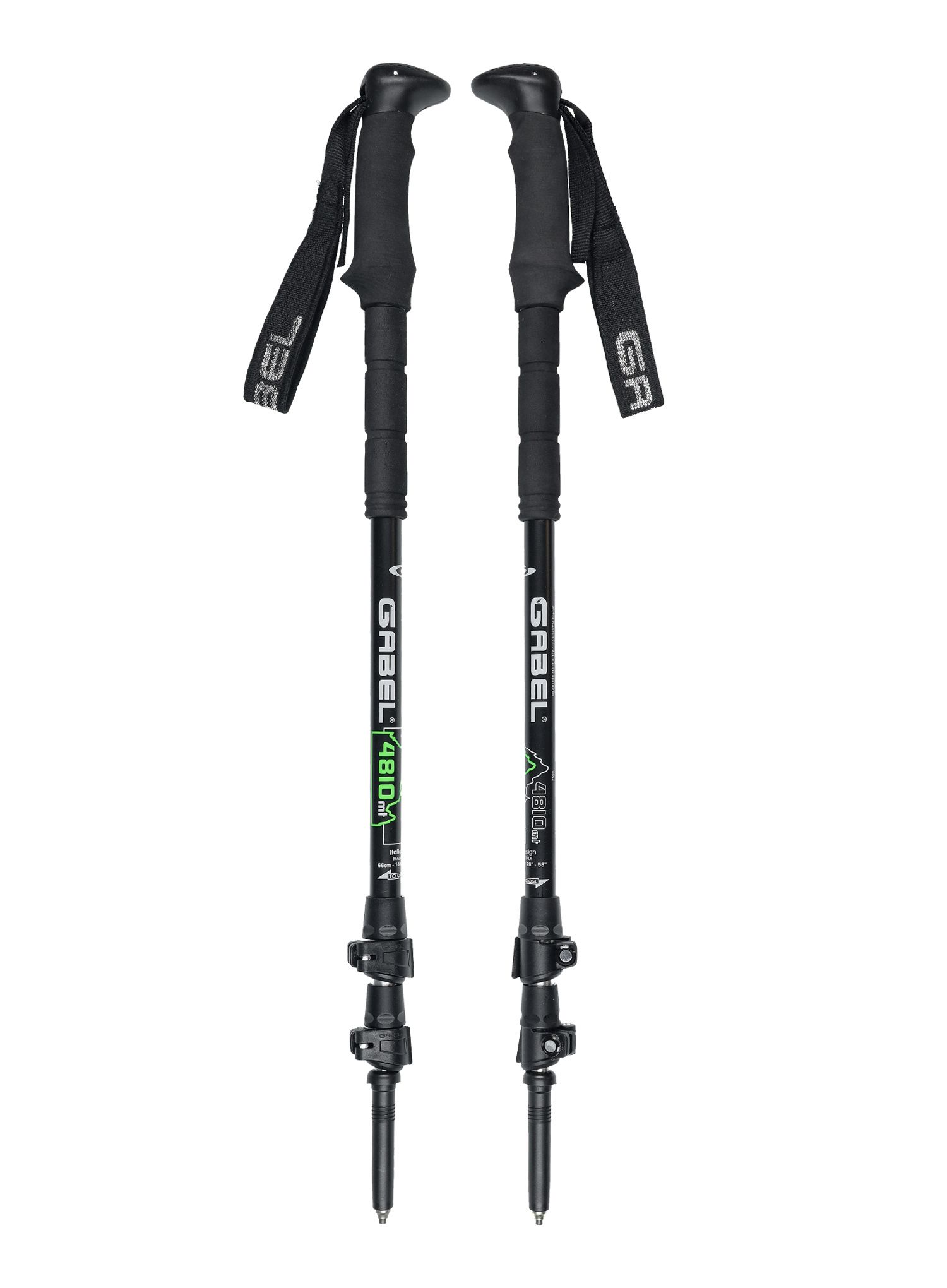 Aluminijski štapovi Gabel Mont Blanc Tour - black
