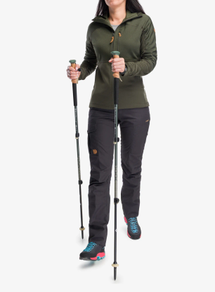 Štapovi za planinarenje Black Diamond Trail Cork Trekking Poles - laurel green