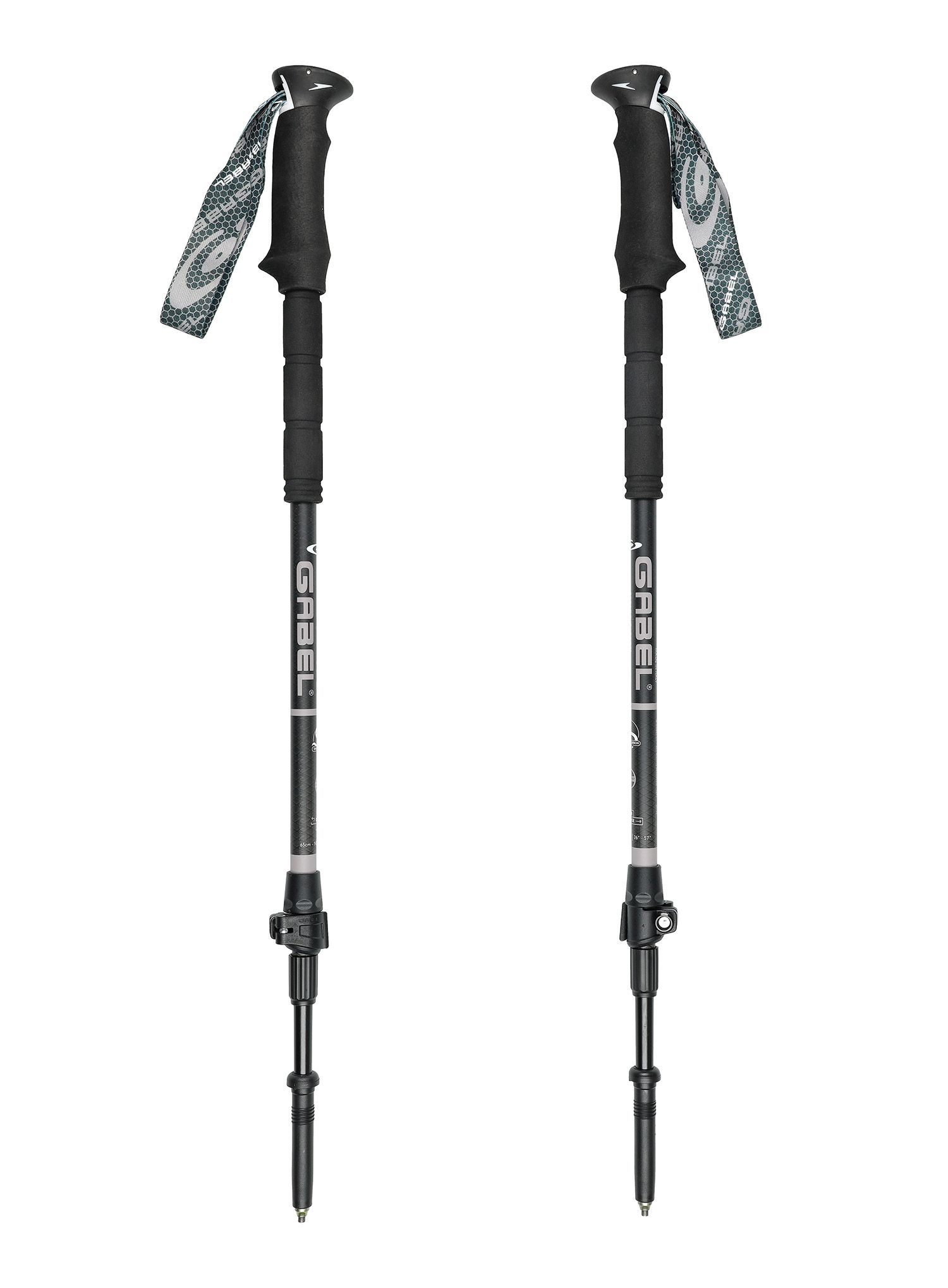 Štapovi za planinarenje Gabel Escape Carbon XT Tour AI - black