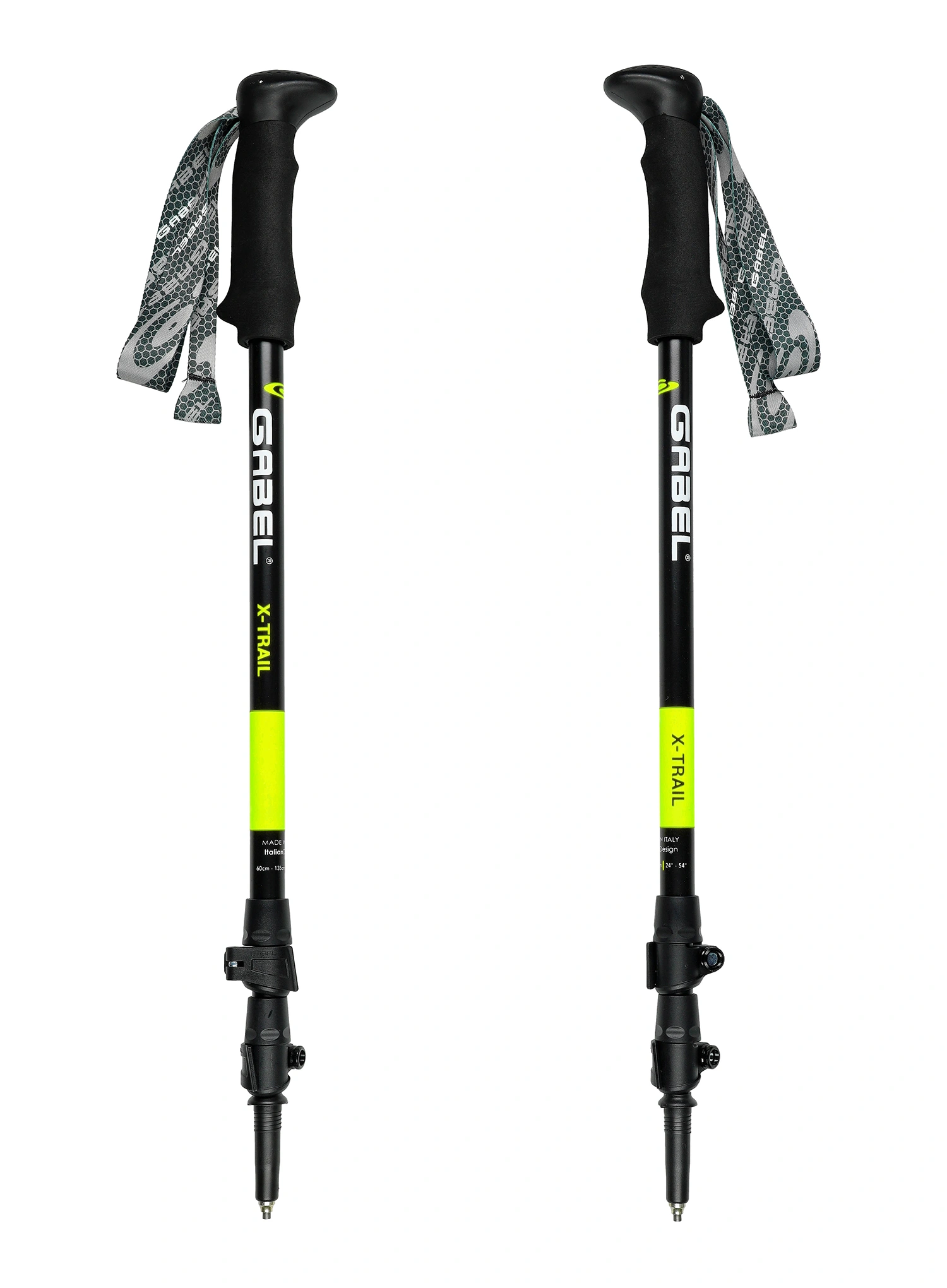 Štapovi za planinarenje Gabel X-Trail - lime