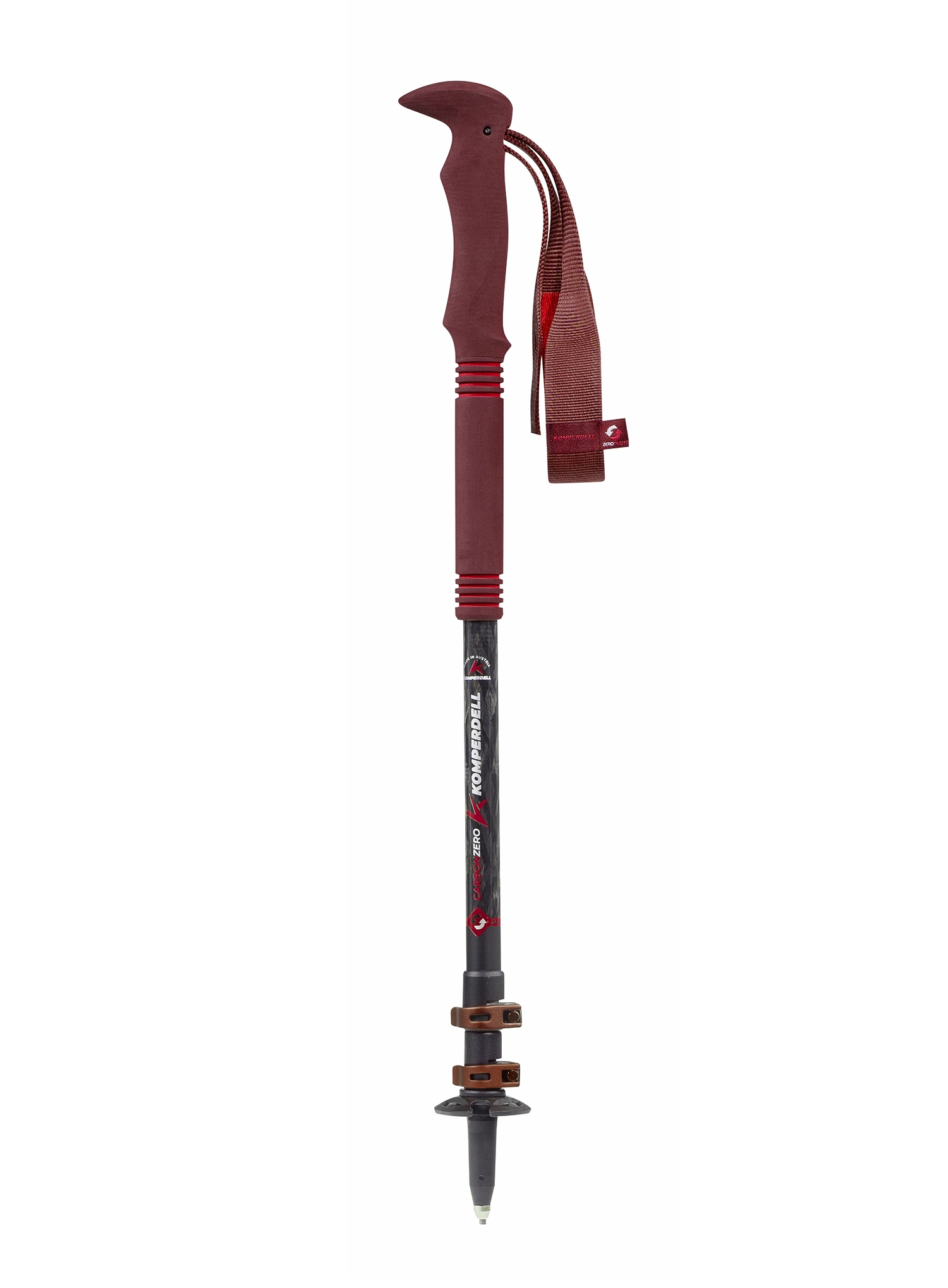 Štapovi za planinarenje Komperdell Carbon Pro Zero Compact  - malbec