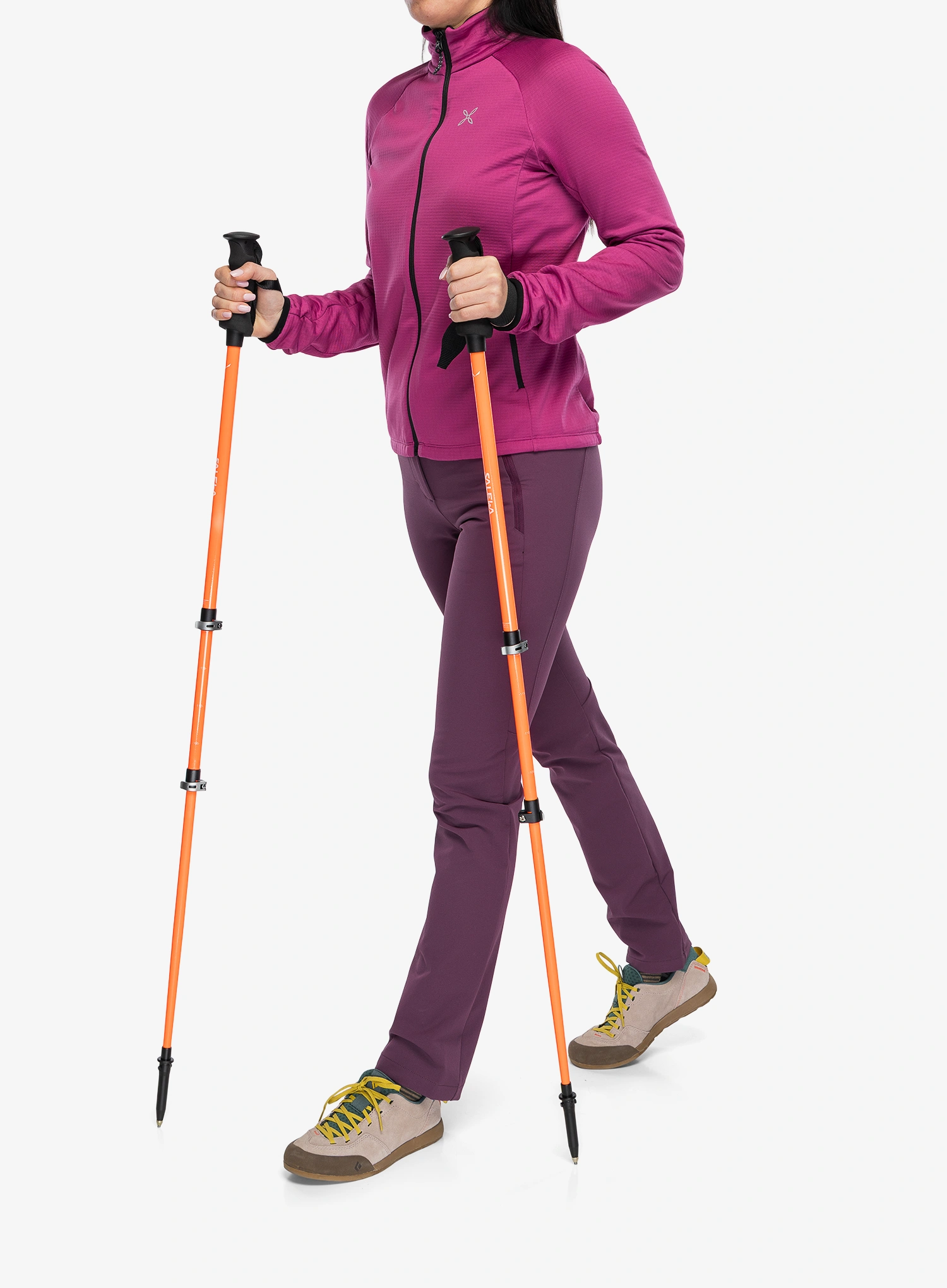 Štapovi za planinarenje Salewa Puez Aluminium Pro - hot neon orange