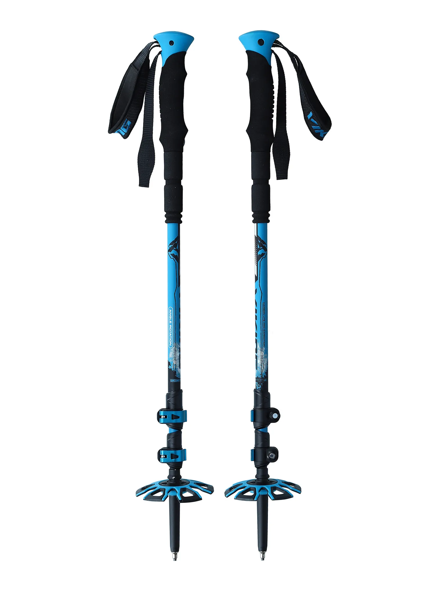 Štapovi za planinarenje Viking Vario Tour Trekking - blue