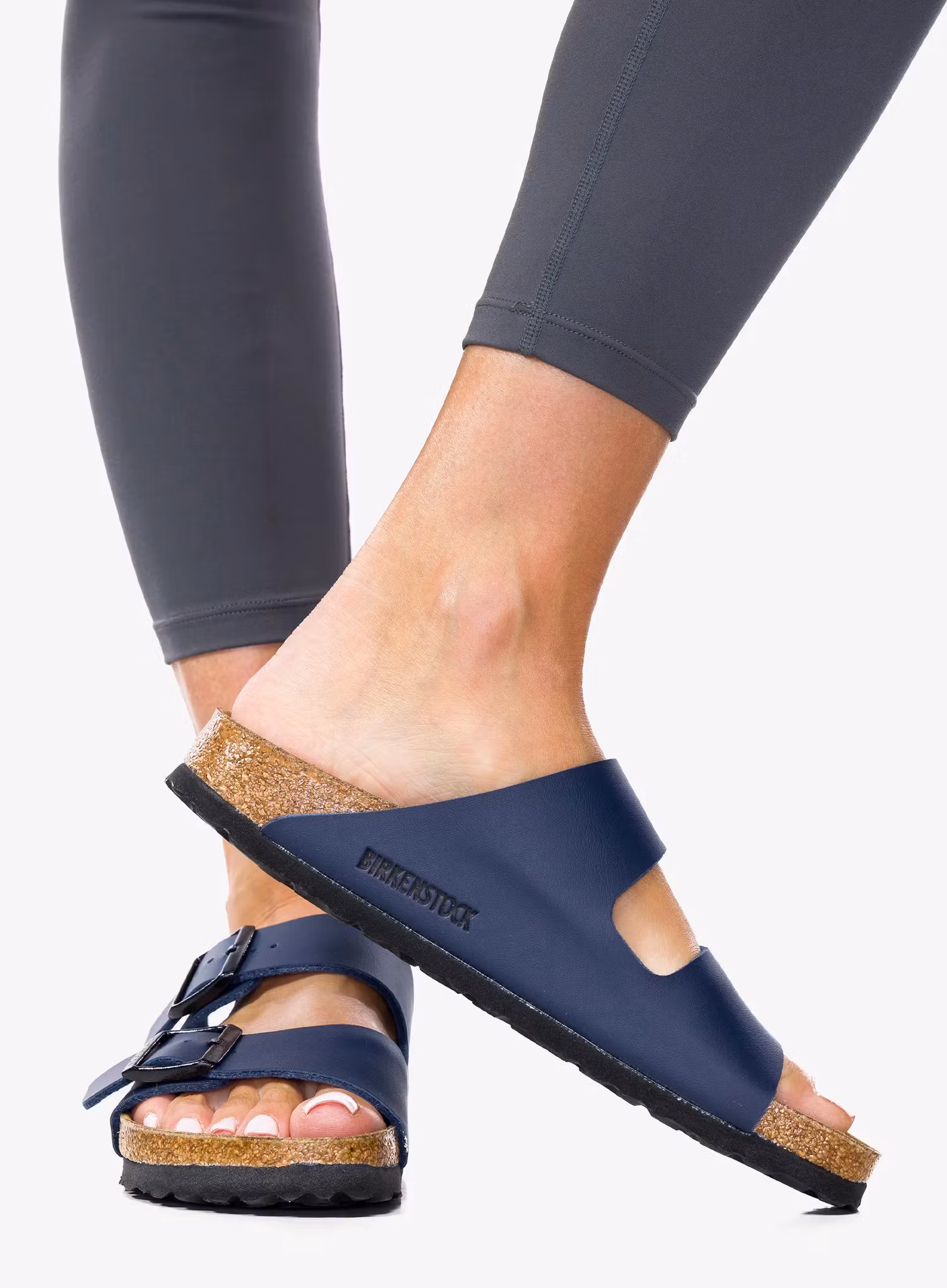Ženske papuče Birkenstock Arizona Birko-Flor - blue