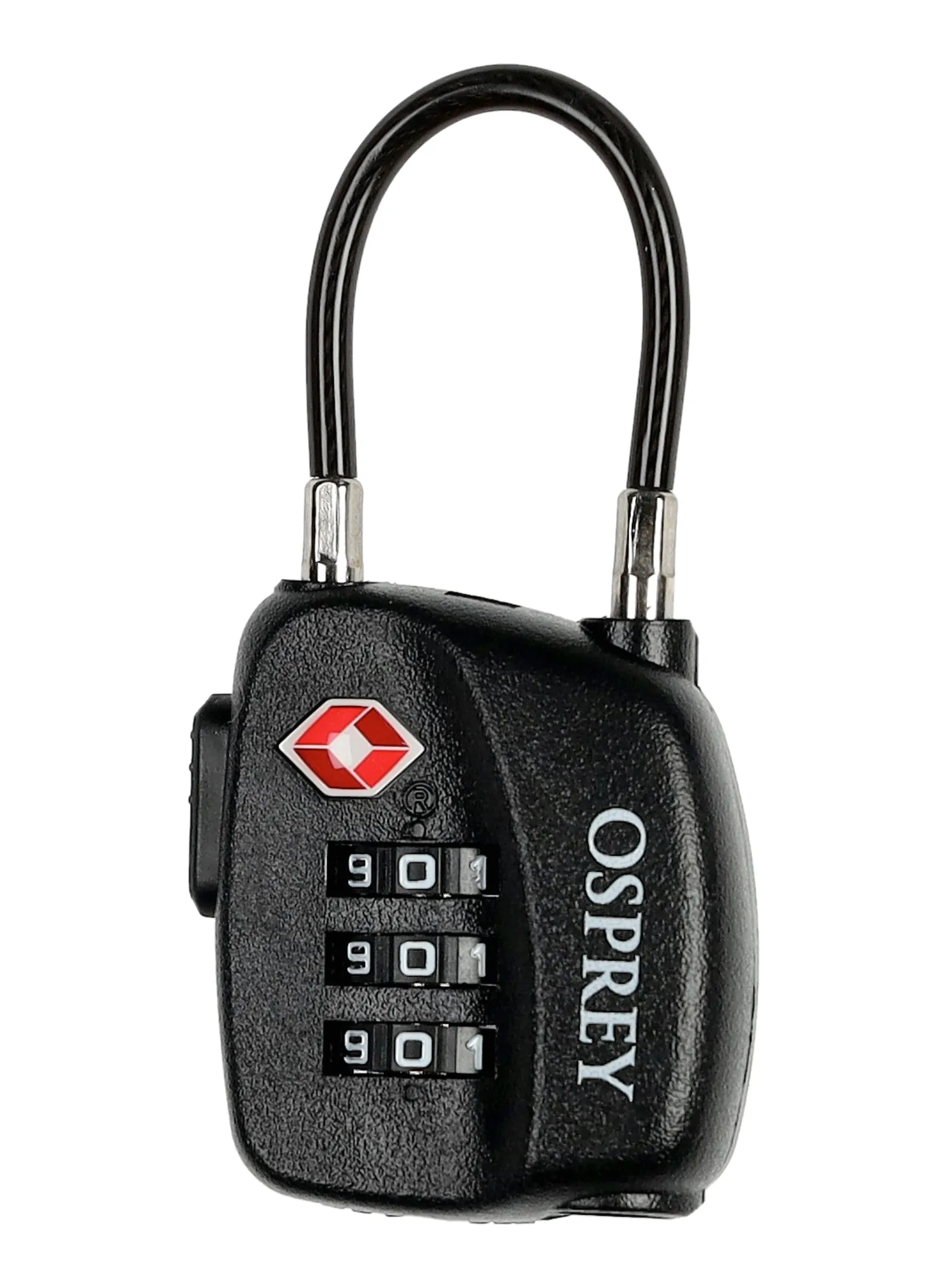 Lokot Osprey TSA 3 Dial Cable Lock - black
