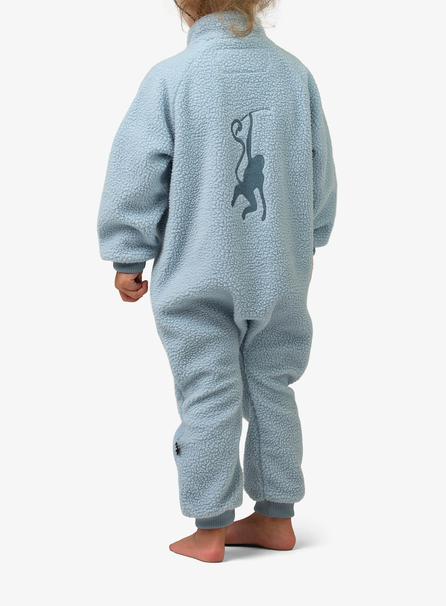 Kombinezon za djecu Ducksday Sherpa Fleece Suit - light blue/blue