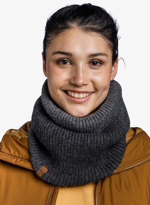 Grijač za vrat Buff Knitted Fleece Neckwarmer Marin - graphite