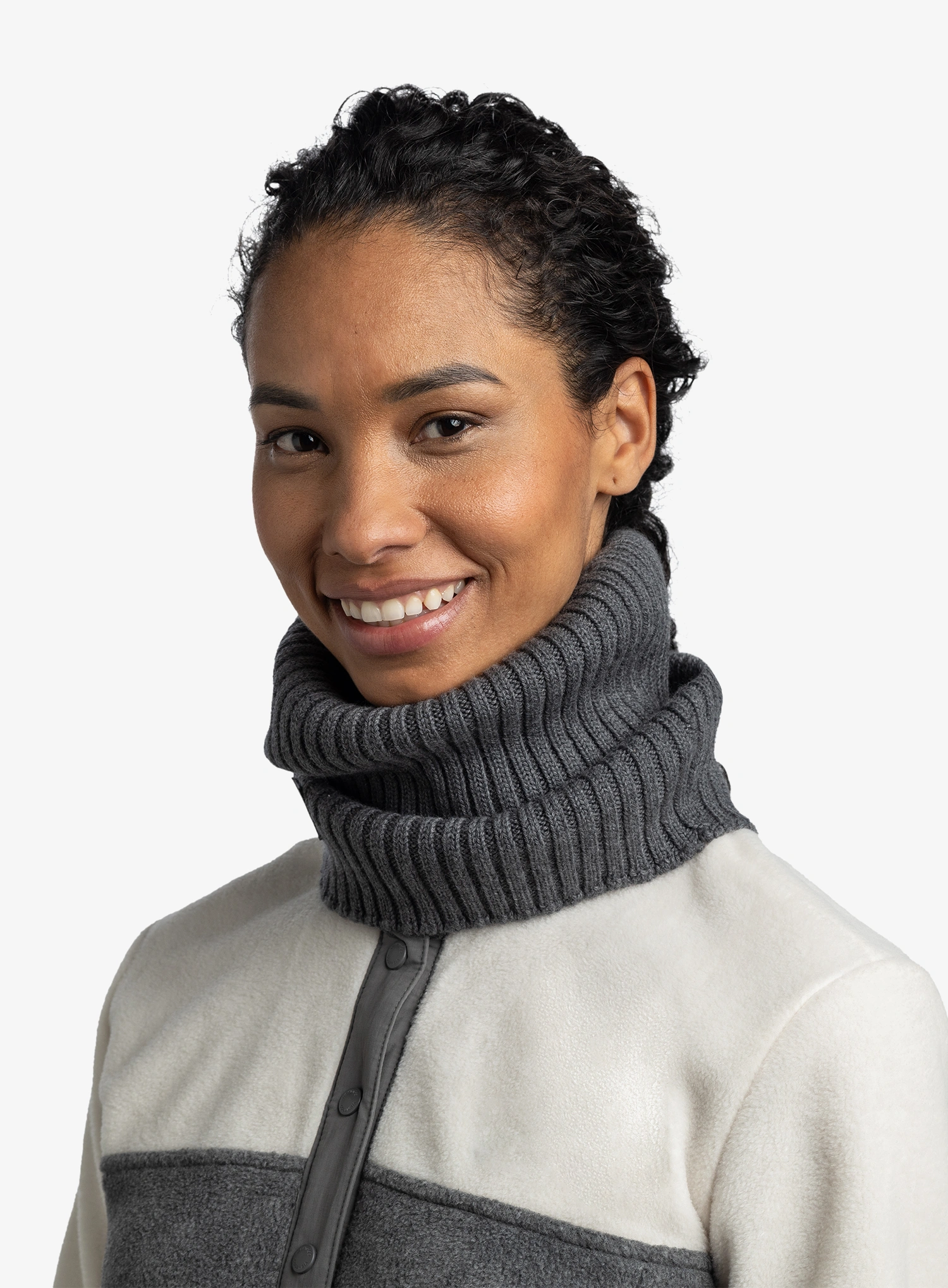 Grijač za vrat Buff Knitted Neckwarmer Norval - grey heather