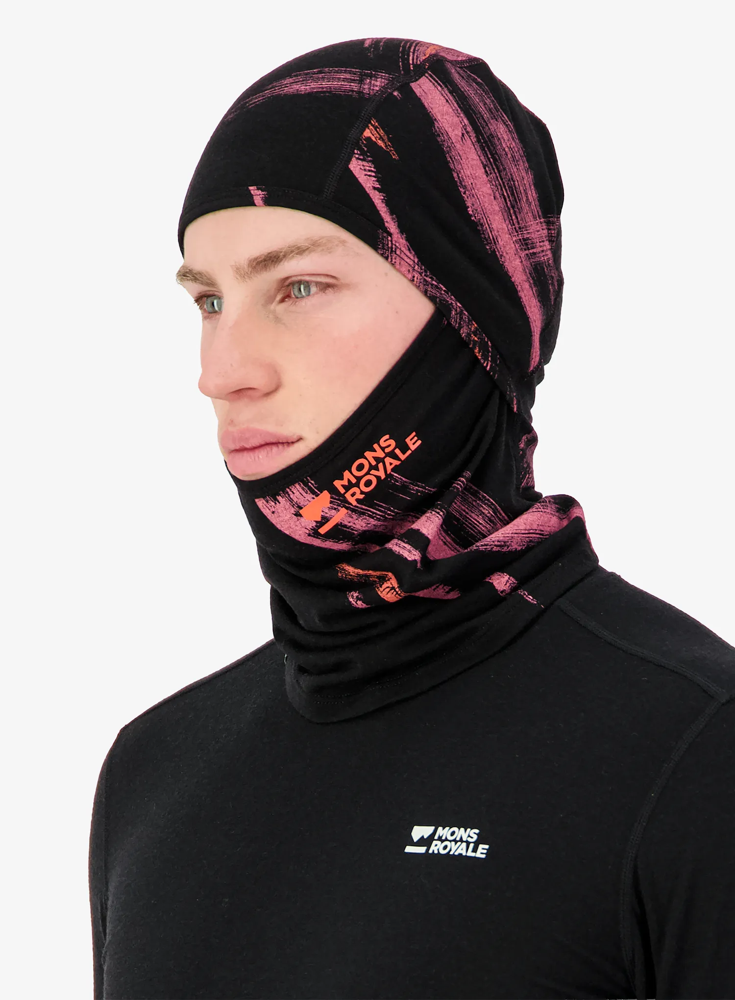 Balaklava Mons Royale Santa Rosa Merino Balaclava - airbrush