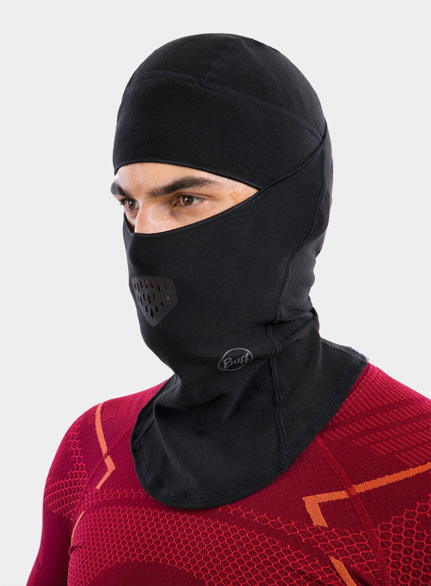 Balaklava Buff Thermonet Balaclava - solid black