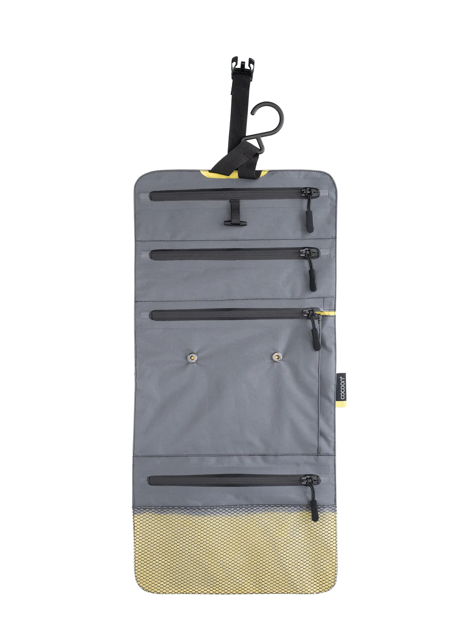 Toaletna torbica Cocoon Hanging Toiletry Kit - Minimalist - grey/black/yellow