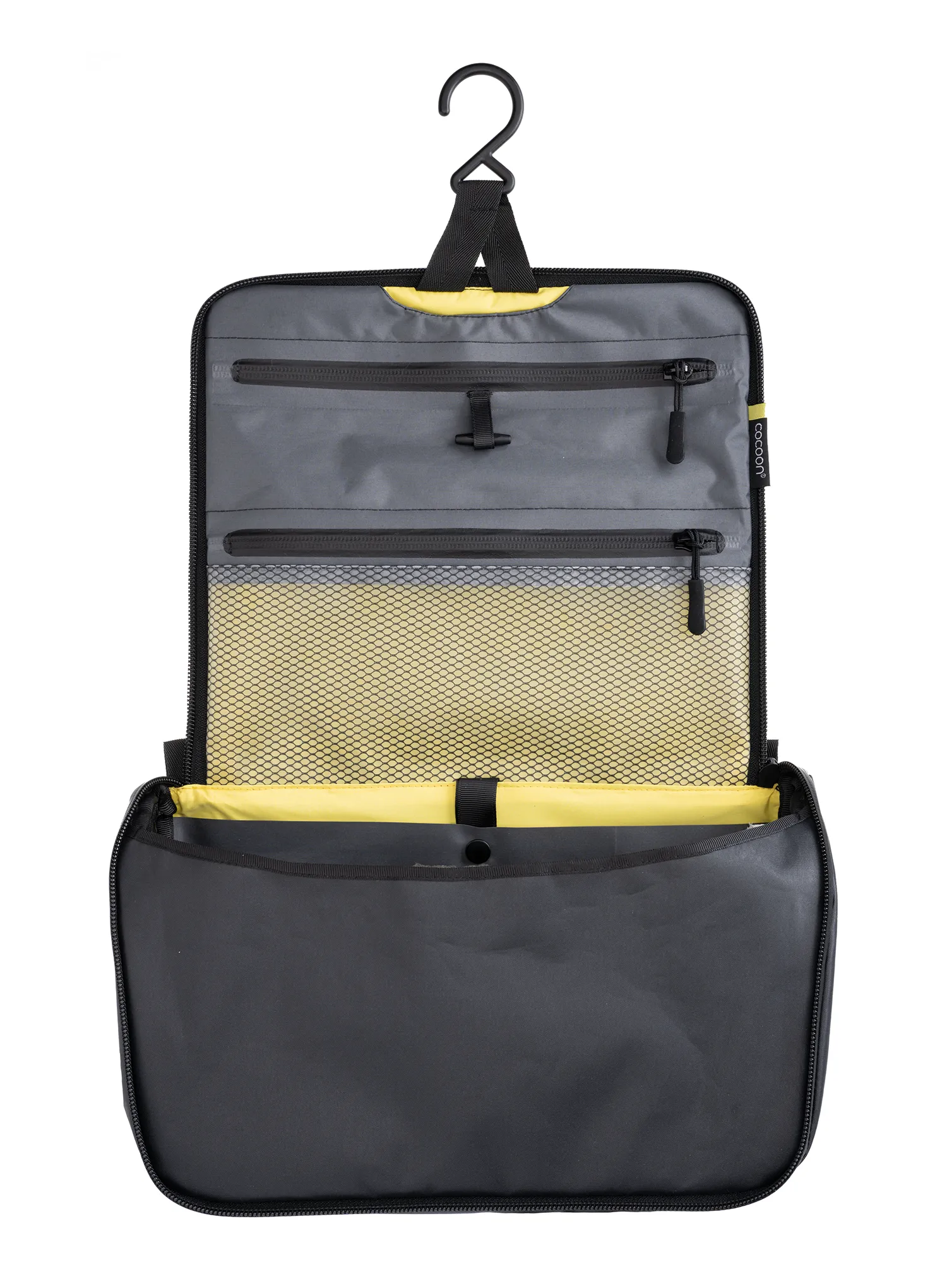 Toaletna torbica Cocoon Toiletry Kit Allrounder - grey/black/yellow