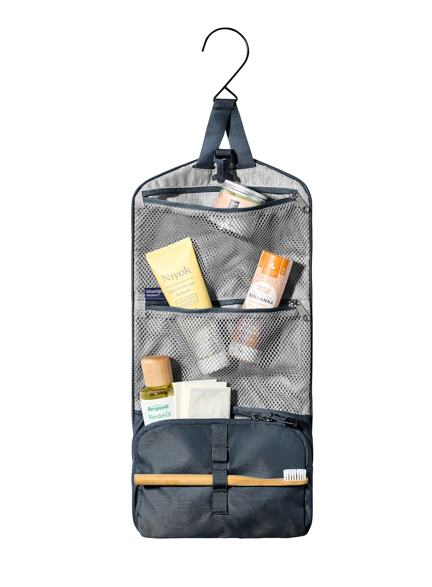 Toaletna torbica Deuter Wash Bag I - black/black