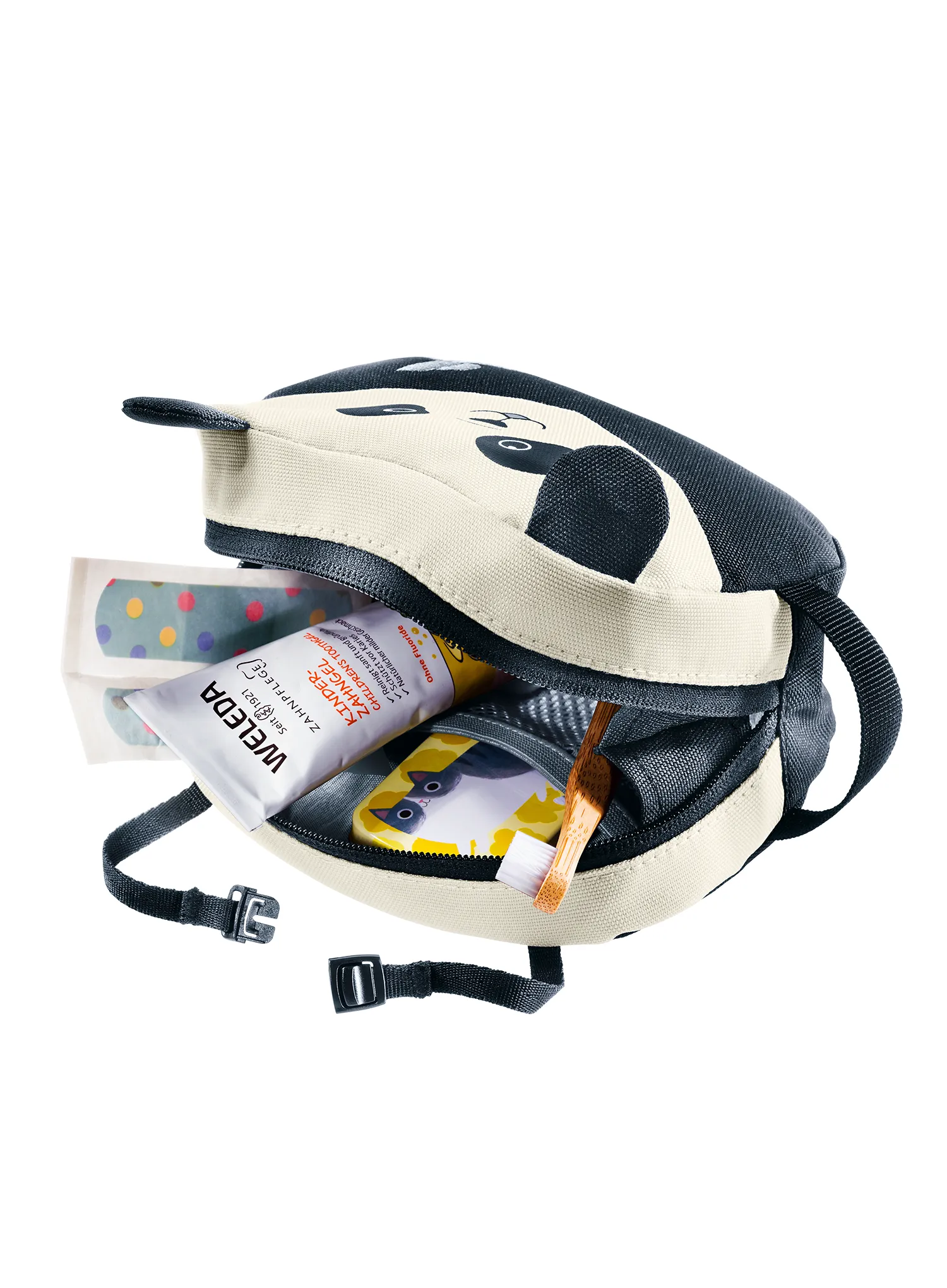 Toaletna torbica Deuter Wash Bag Kids - black/bone