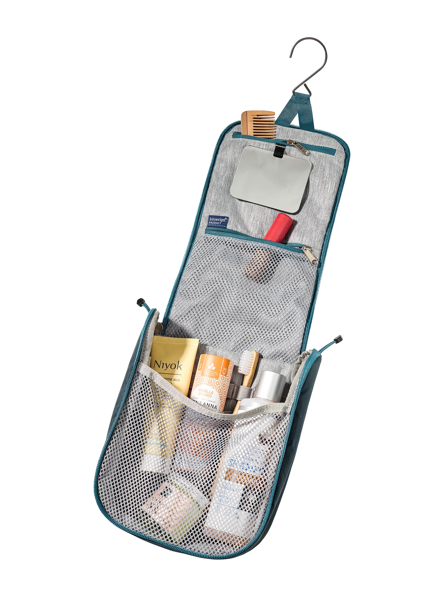 Toaletna torbica Deuter Wash Center I - ink/atlantic