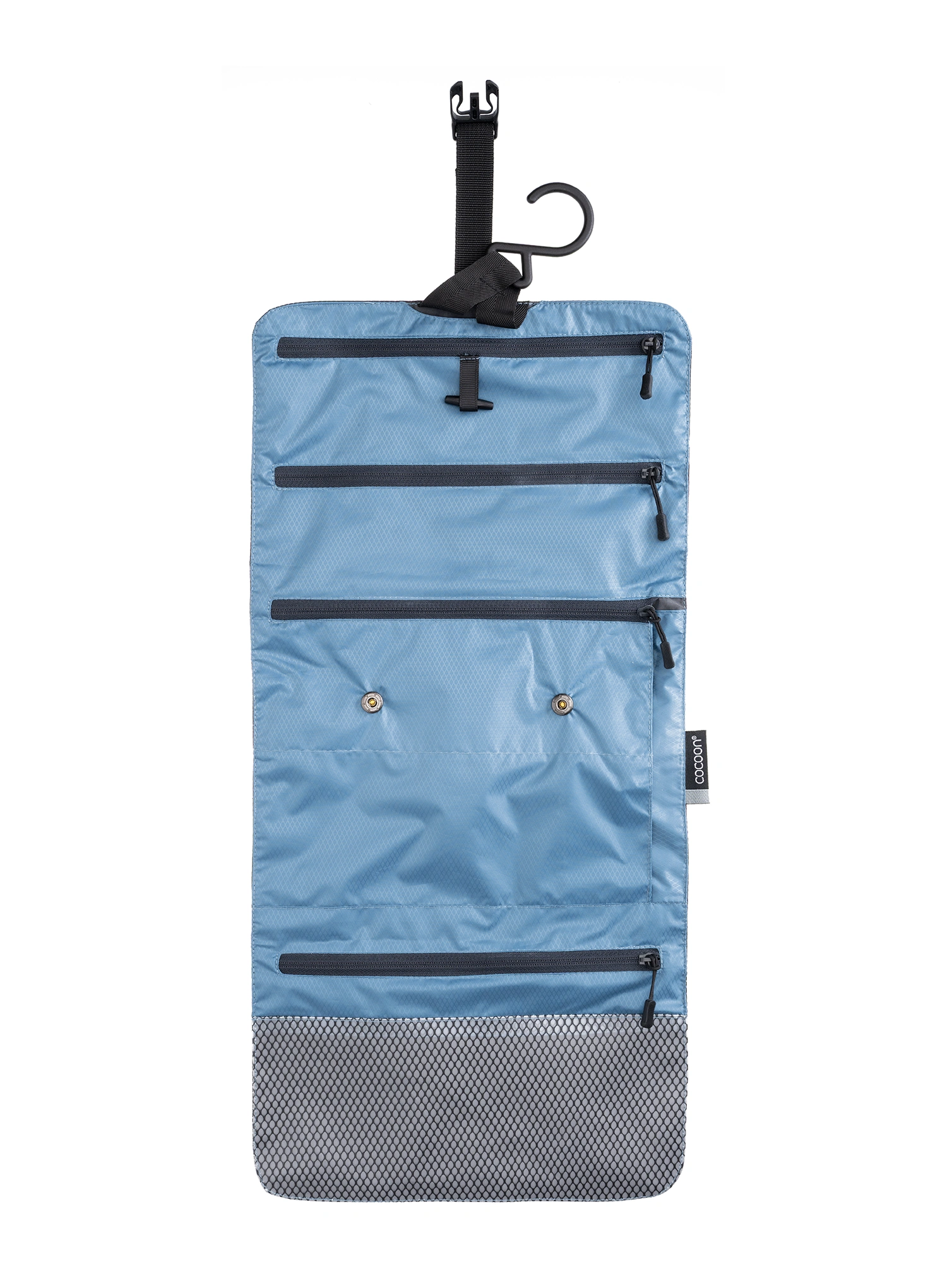 Toaletna torbica Cocoon Hanging Toiletry Kit - Minimalist - Light - phantom black/ash blue