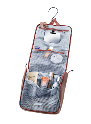 Toaletna torbica Deuter Wash Center II - raisin/caspia