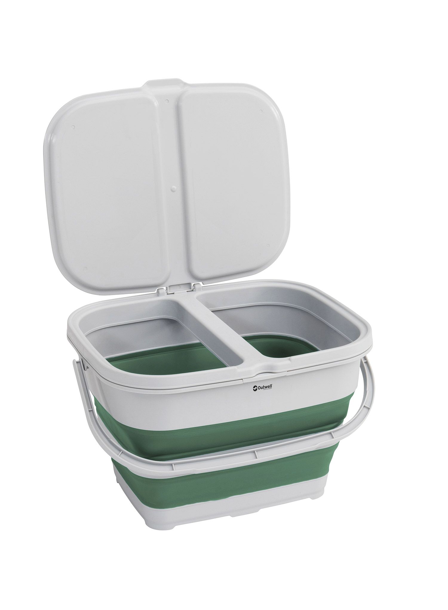 Košara Outwell Collaps RecycleIt Basket - shadow green