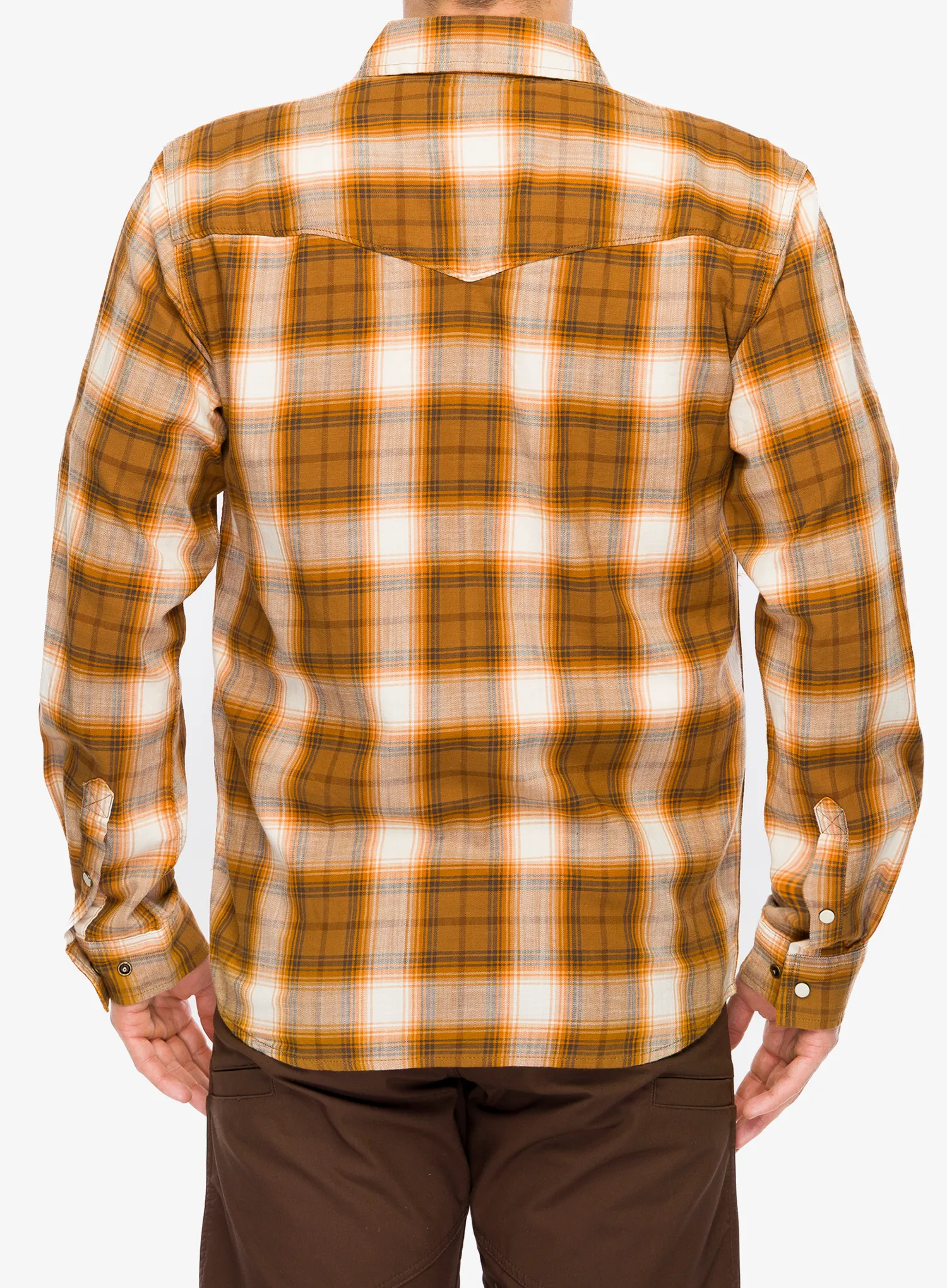 Košulja Carhartt Snap-Front Plaid Shirt - carhartt brown
