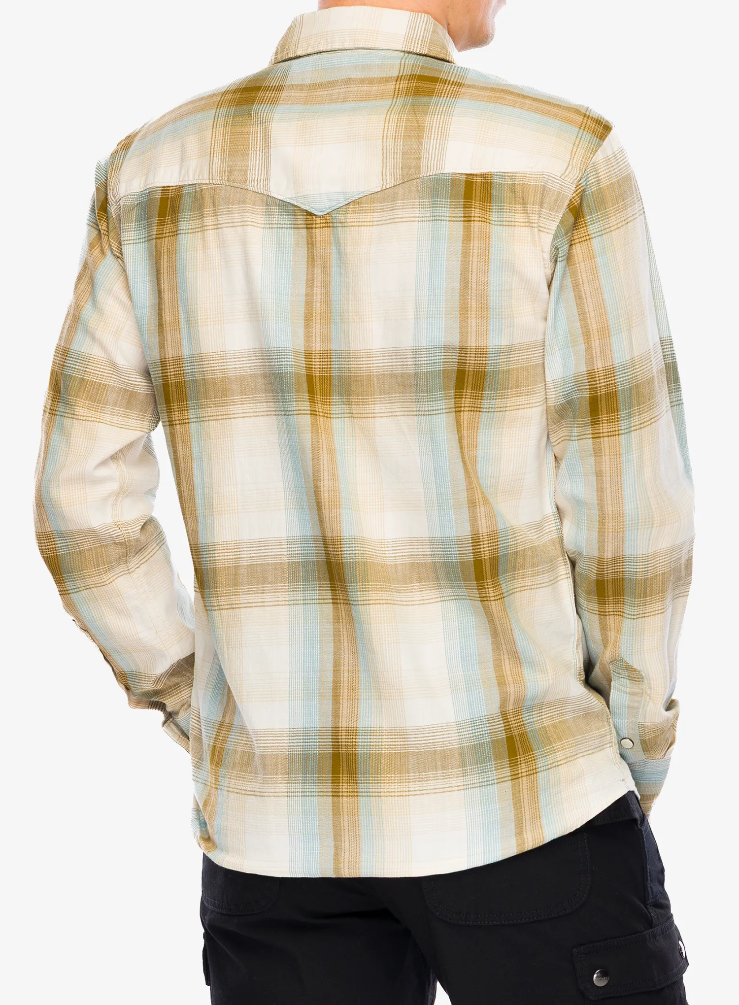 Košulja Carhartt Snap-Front Plaid Shirt - chalk