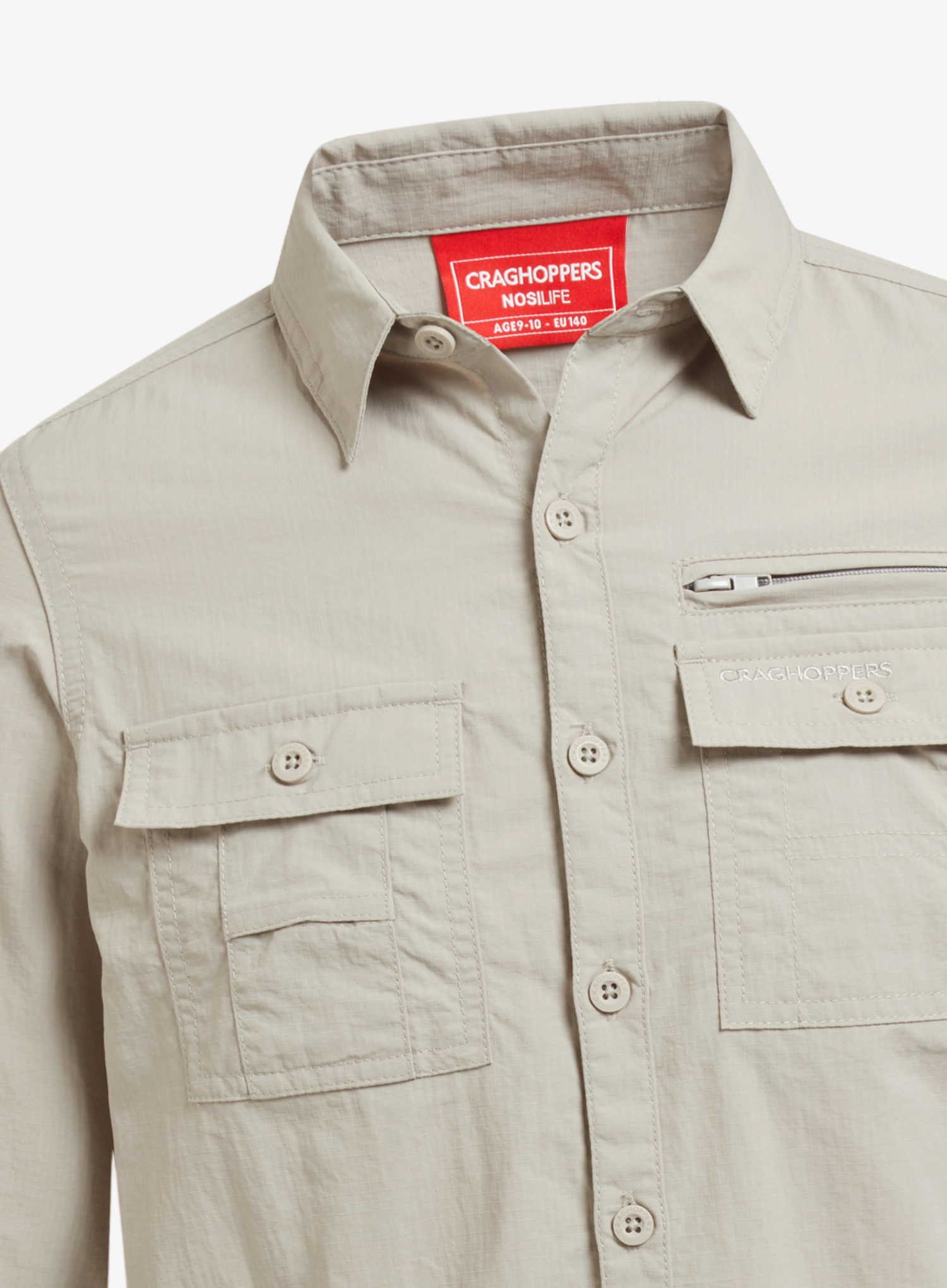 Košulja Craghoppers NosiLife Adventure Long Sleeved Shirt - parchment