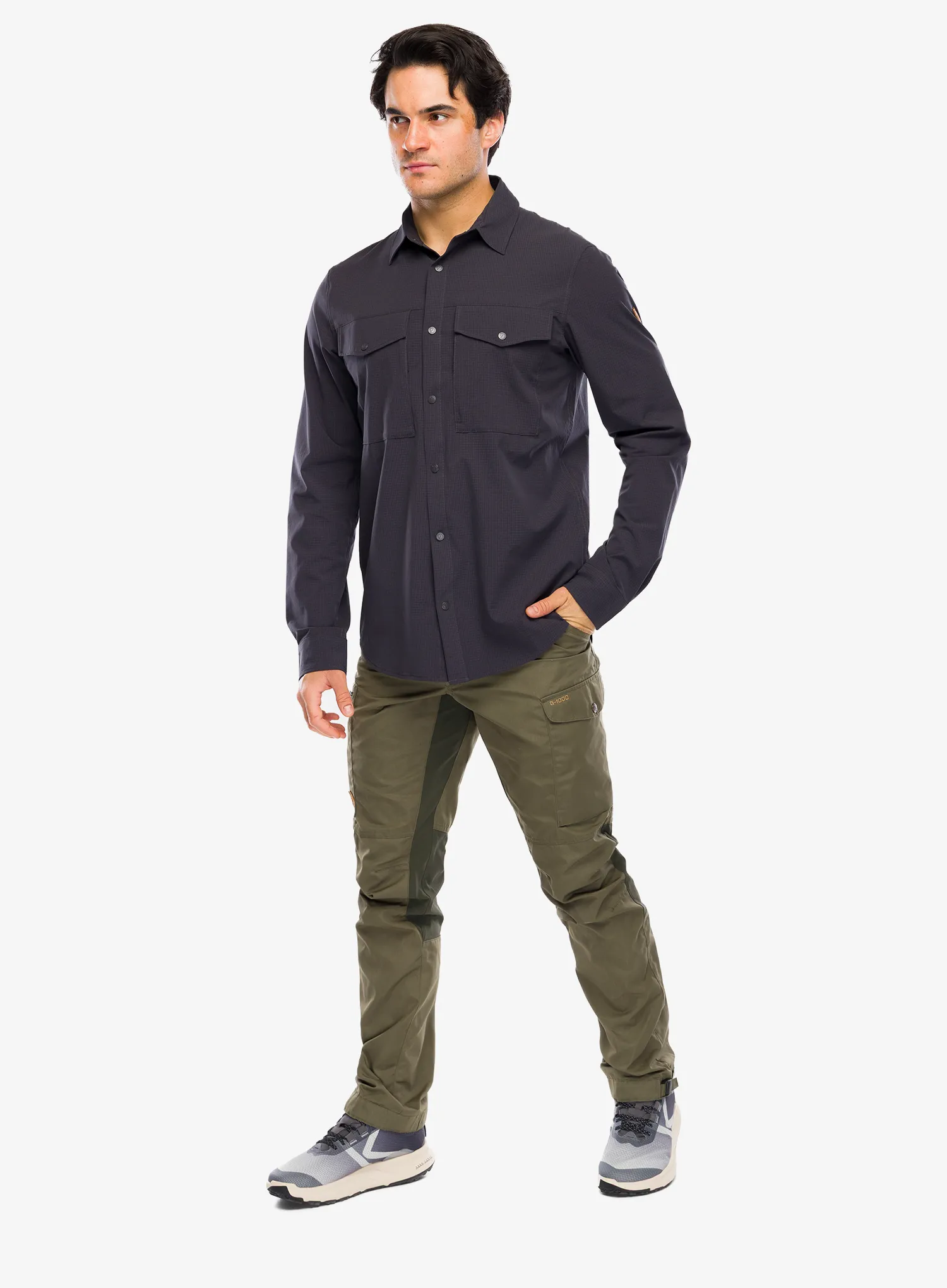 Košulja Fjallraven Abisko Trekking Shirt - dark grey