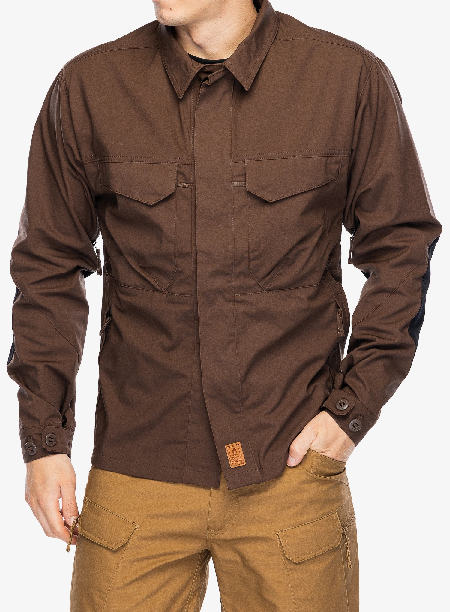 Košulja Helikon-Tex Woodsman - earth brown/black