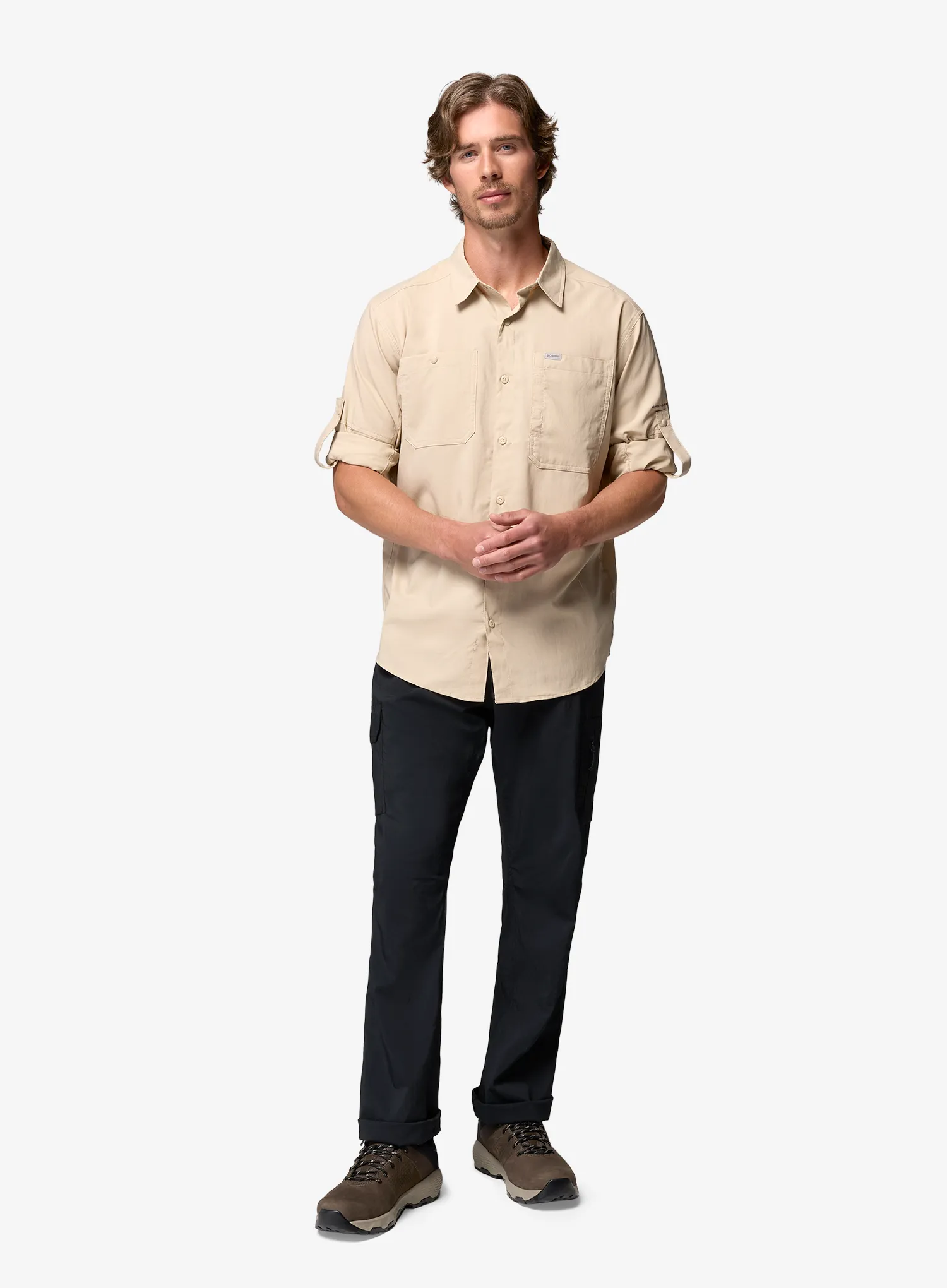 Putna košulja Columbia Silver Ridge Utility II LS Shirt - ancient fossil